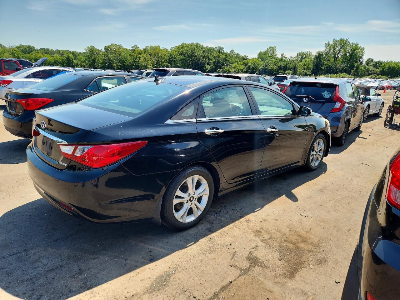 2012 Hyundai Sonata Limited Black vin: 5NPEC4AC5CH500613