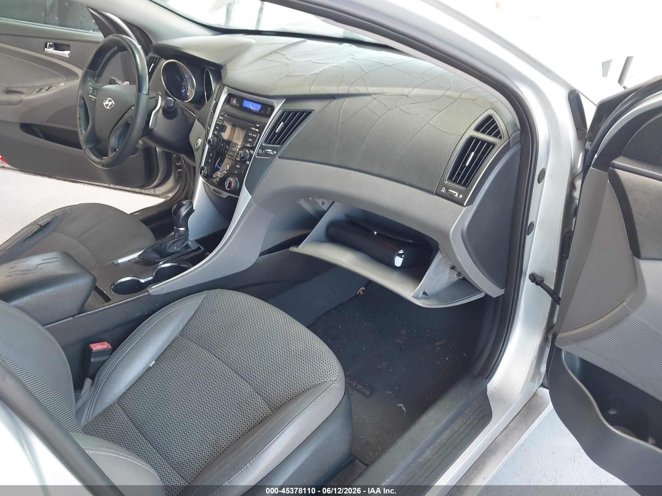 2012 Hyundai Sonata Se Silver vin: 5NPEC4AC5CH501096