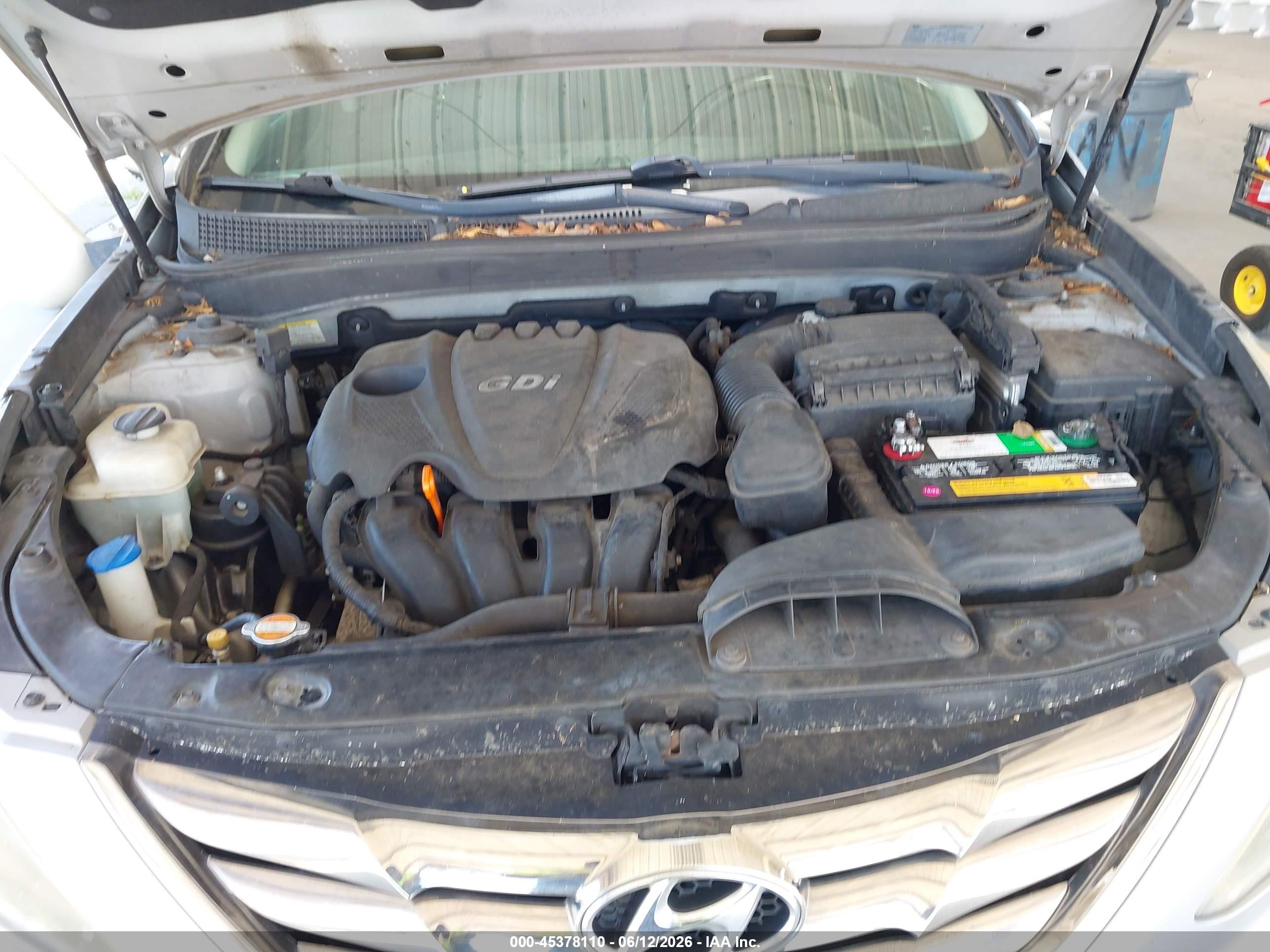 2012 Hyundai Sonata Se Silver vin: 5NPEC4AC5CH501096