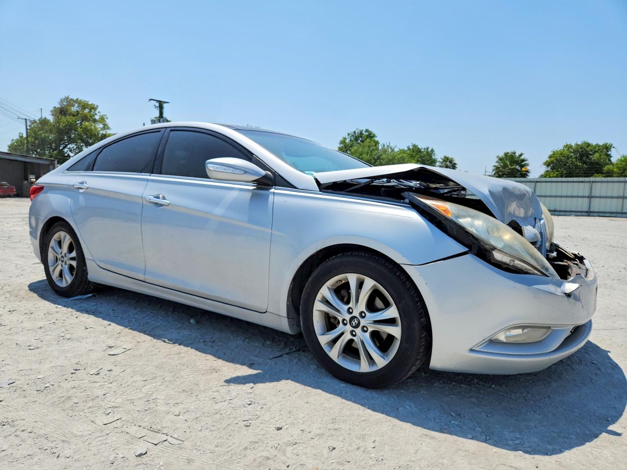 2013 Hyundai Sonata Limited Silver vin: 5NPEC4AC5DH505294
