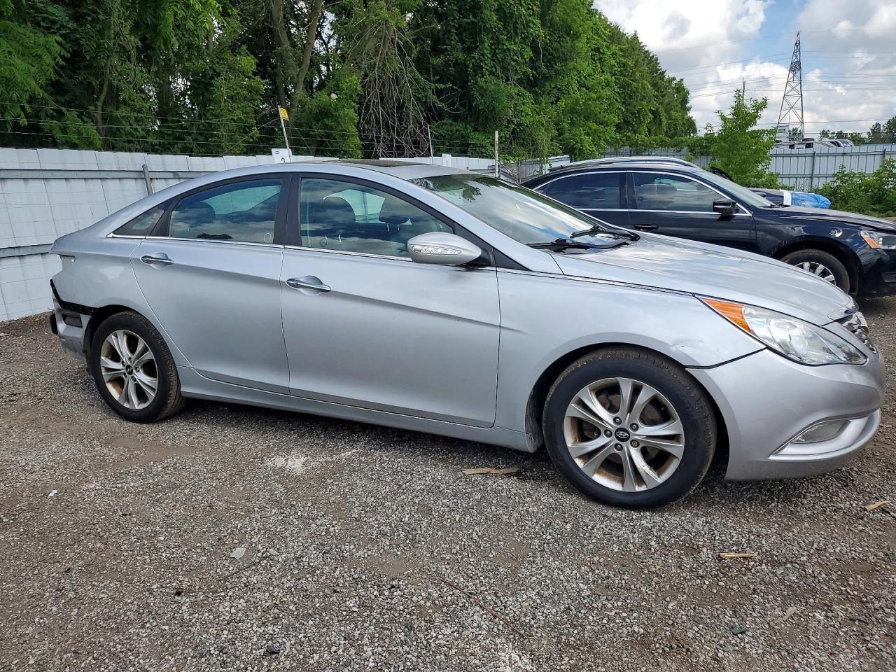 2013 Hyundai Sonata Se Silver vin: 5NPEC4AC5DH532219