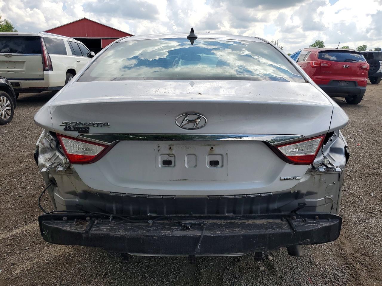 2013 Hyundai Sonata Se Silver vin: 5NPEC4AC5DH532219