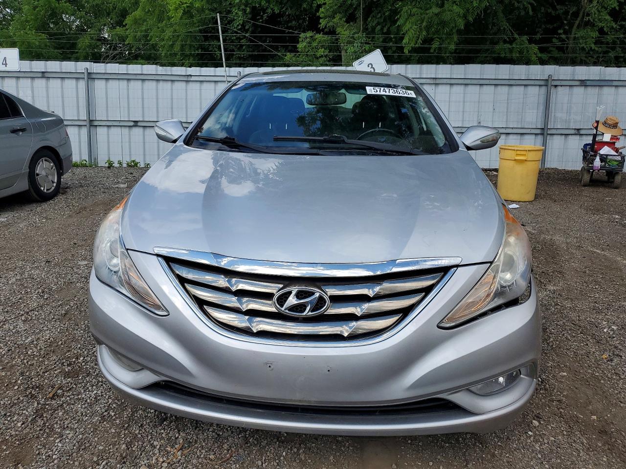 2013 Hyundai Sonata Se Silver vin: 5NPEC4AC5DH532219