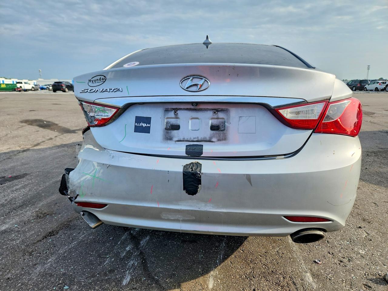 2013 Hyundai Sonata Se Silver vin: 5NPEC4AC5DH532866