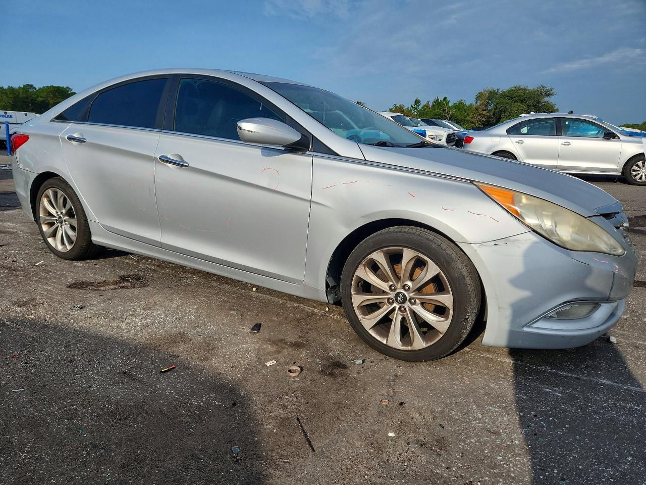 2013 Hyundai Sonata Se Silver vin: 5NPEC4AC5DH532866