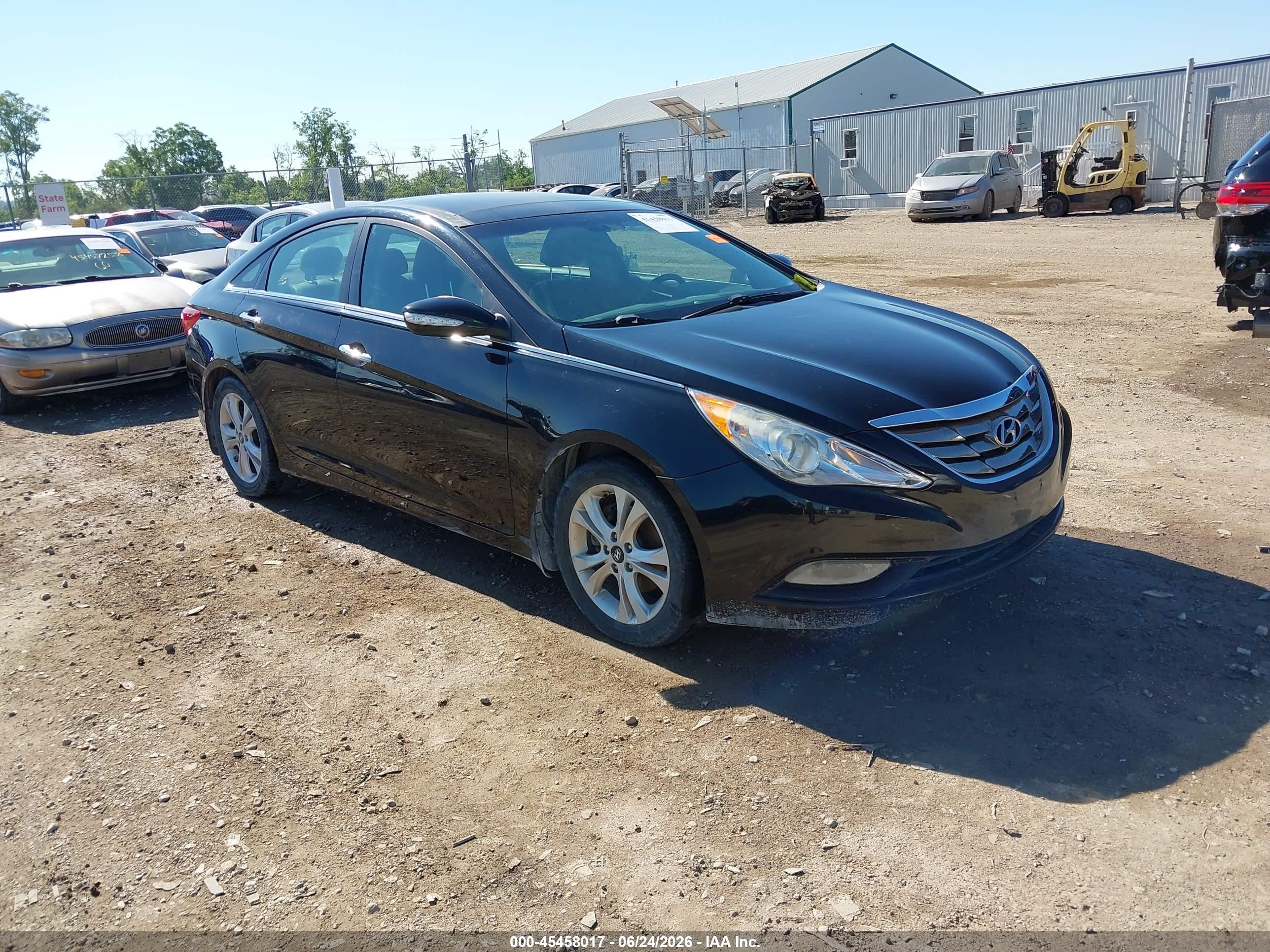 2013 Hyundai Sonata Limited Black vin: 5NPEC4AC5DH551014