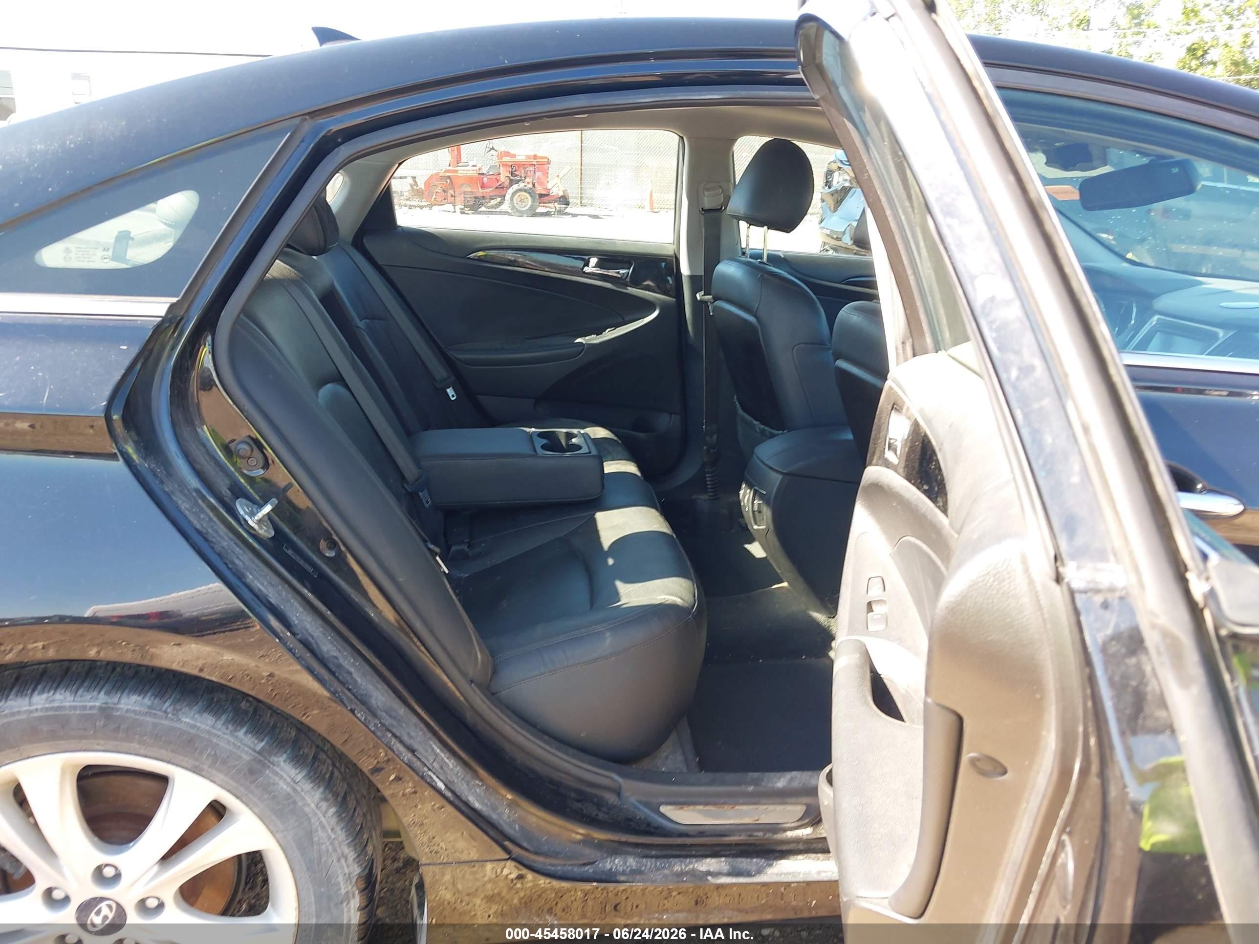 2013 Hyundai Sonata Limited Черный vin: 5NPEC4AC5DH551014