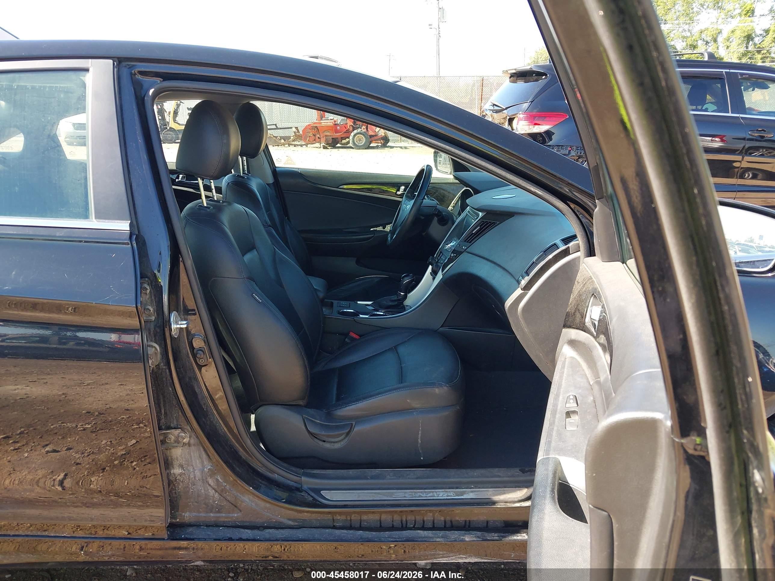 2013 Hyundai Sonata Limited Черный vin: 5NPEC4AC5DH551014