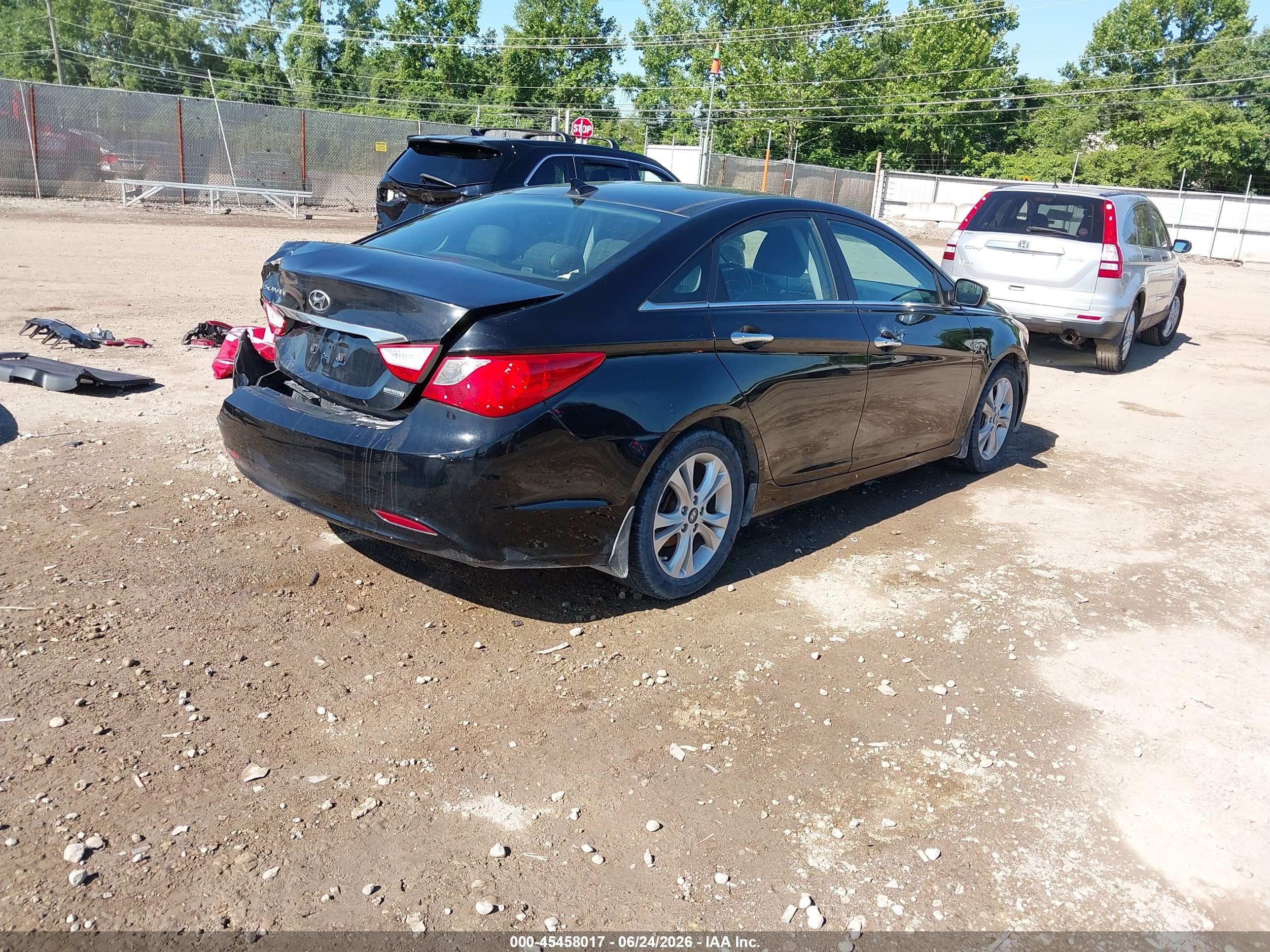 2013 Hyundai Sonata Limited Черный vin: 5NPEC4AC5DH551014
