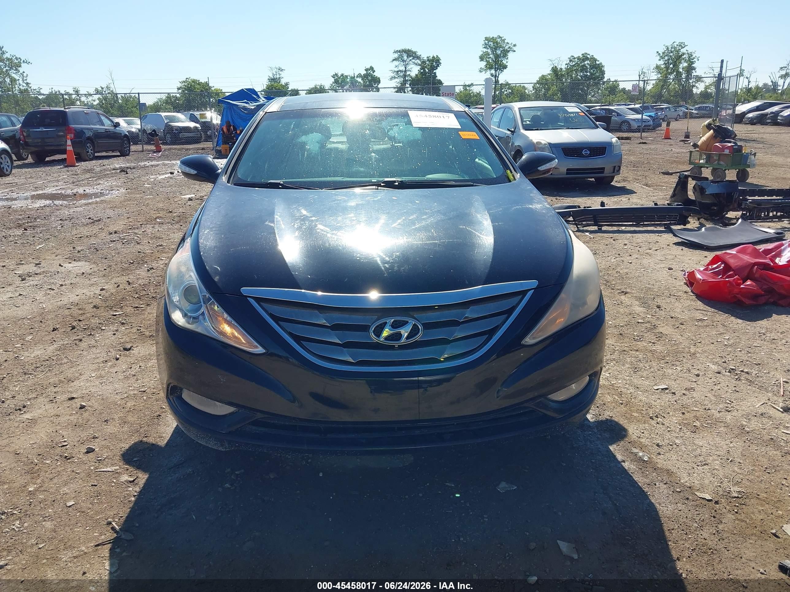 2013 Hyundai Sonata Limited Черный vin: 5NPEC4AC5DH551014