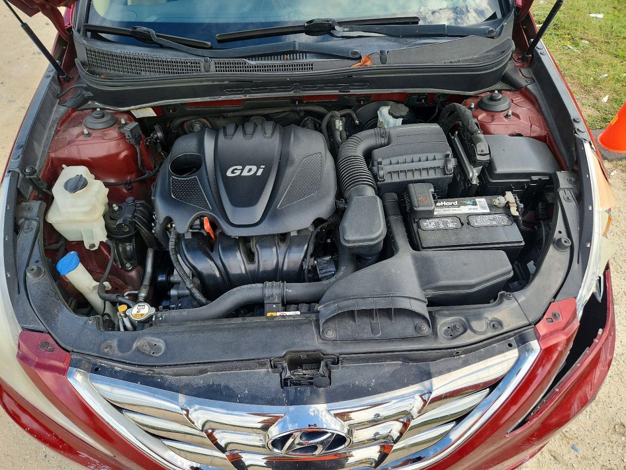 2013 Hyundai Sonata Limited Red vin: 5NPEC4AC5DH591092