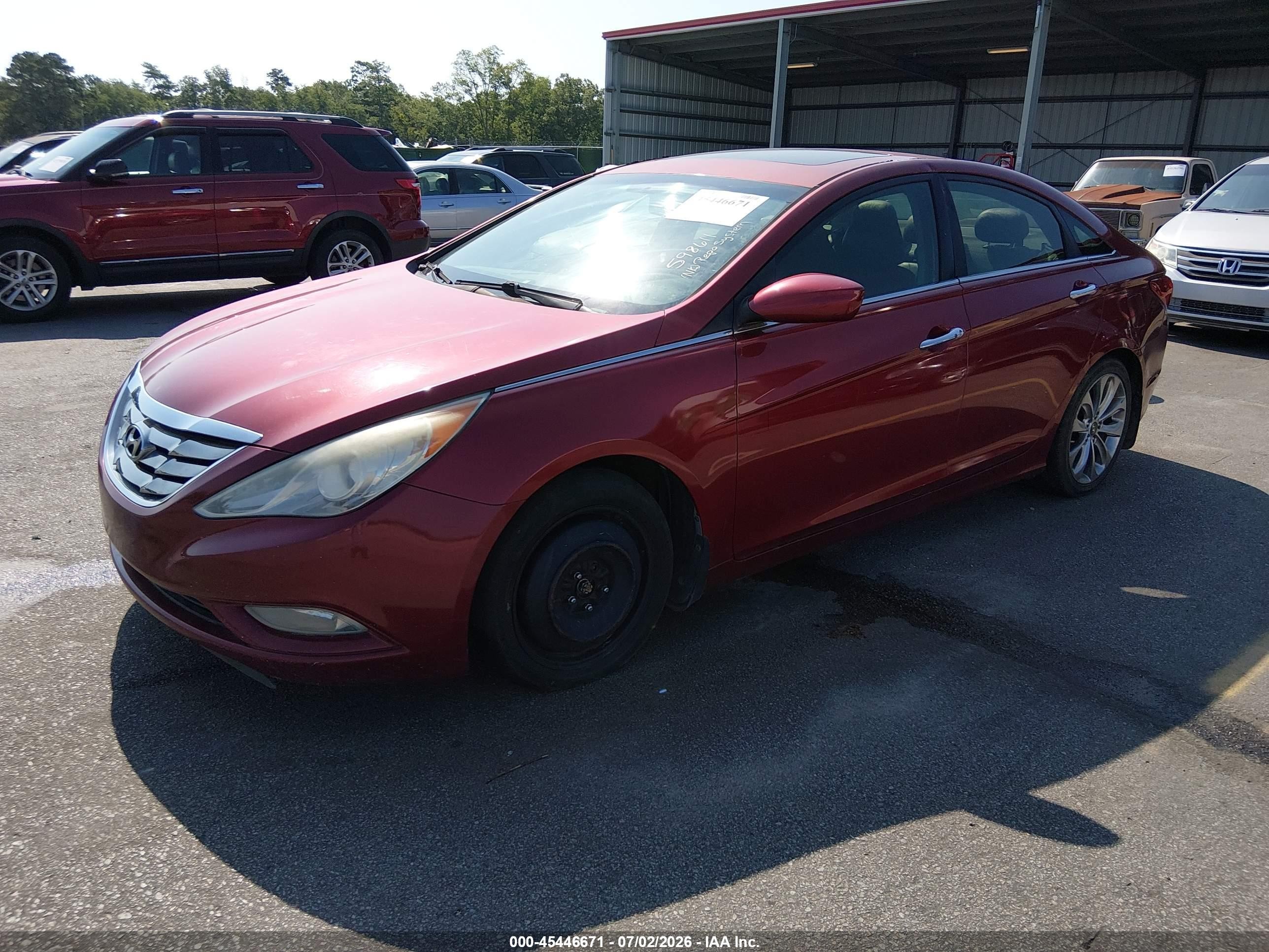 2013 Hyundai Sonata Se Red vin: 5NPEC4AC5DH598611