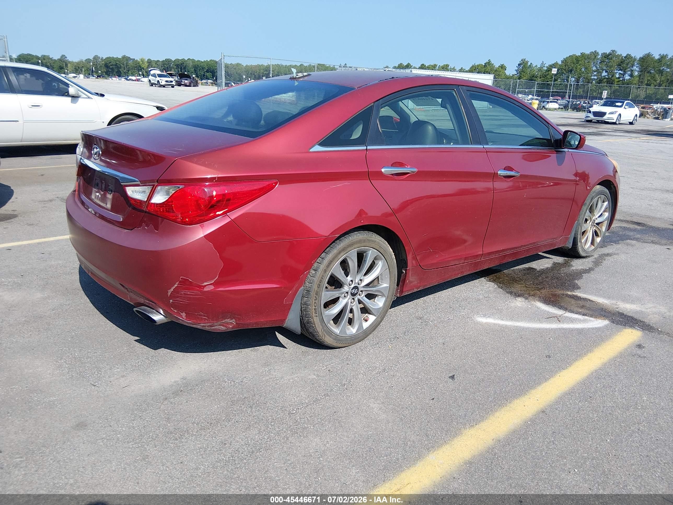 2013 Hyundai Sonata Se Red vin: 5NPEC4AC5DH598611