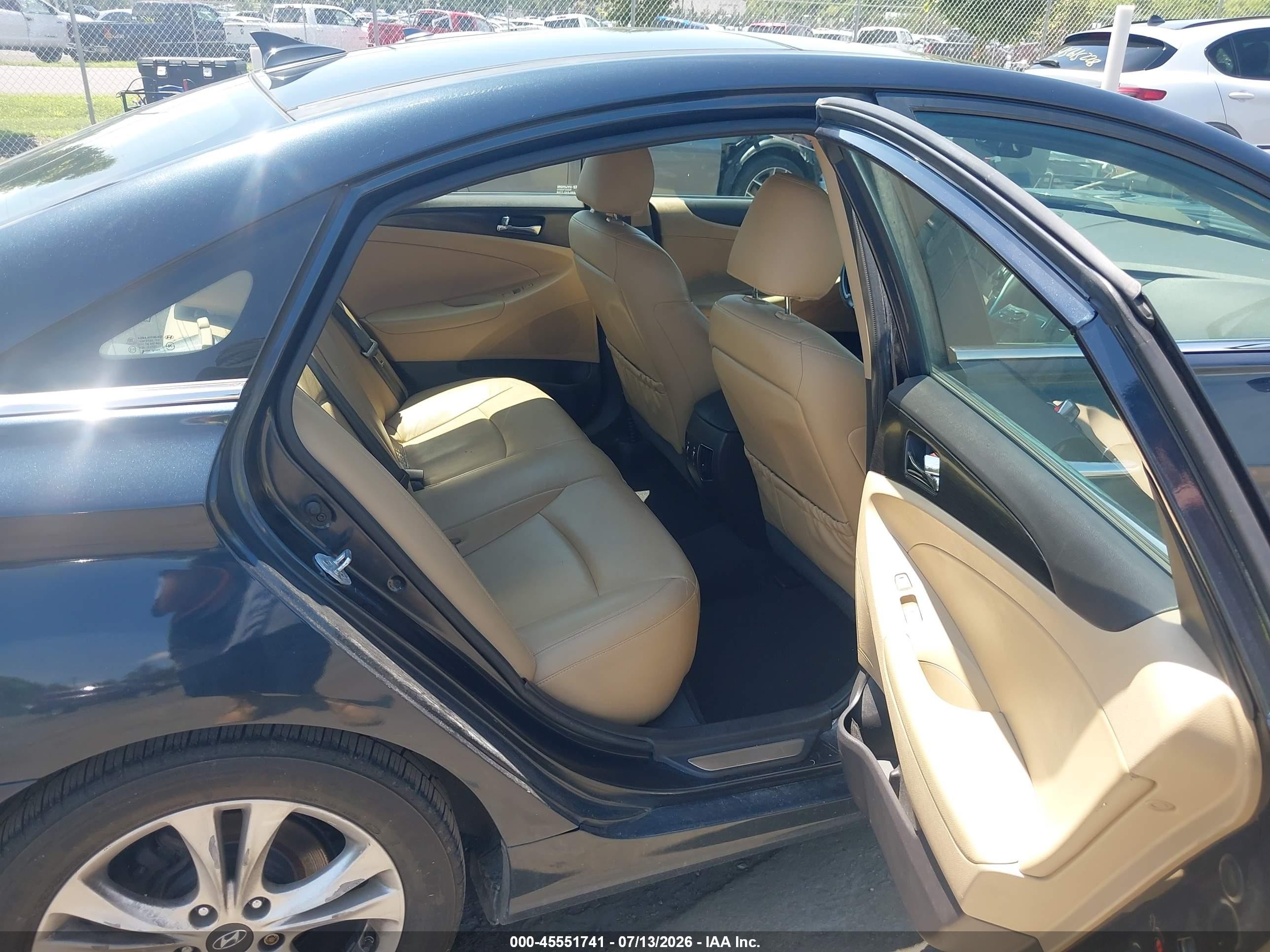 2013 Hyundai Sonata Limited Blue vin: 5NPEC4AC5DH633390