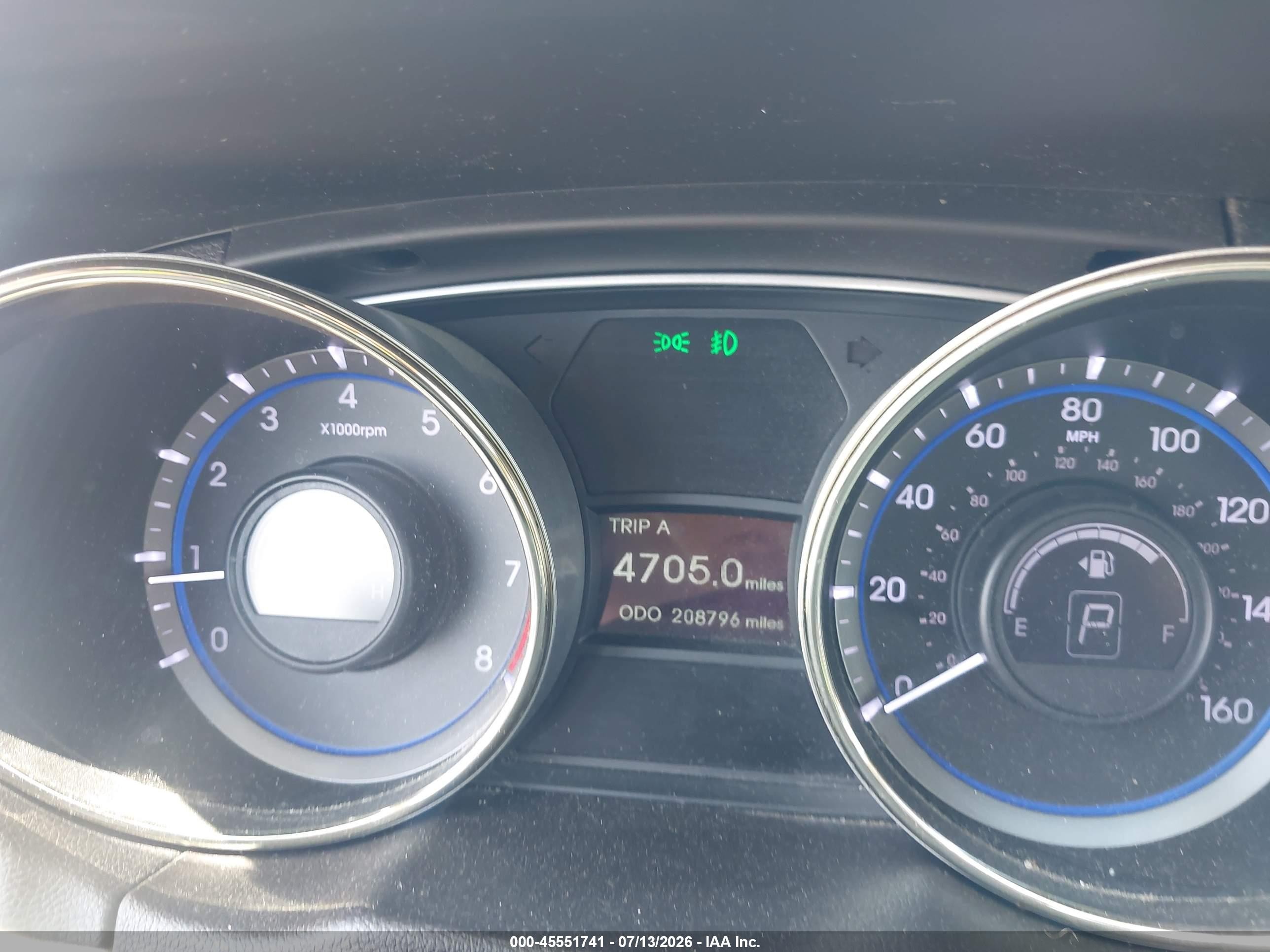 2013 Hyundai Sonata Limited Blue vin: 5NPEC4AC5DH633390