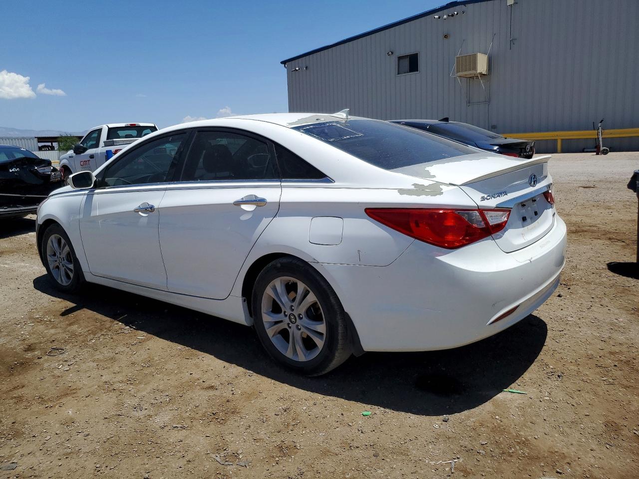 2013 Hyundai Sonata Limited White vin: 5NPEC4AC5DH639688
