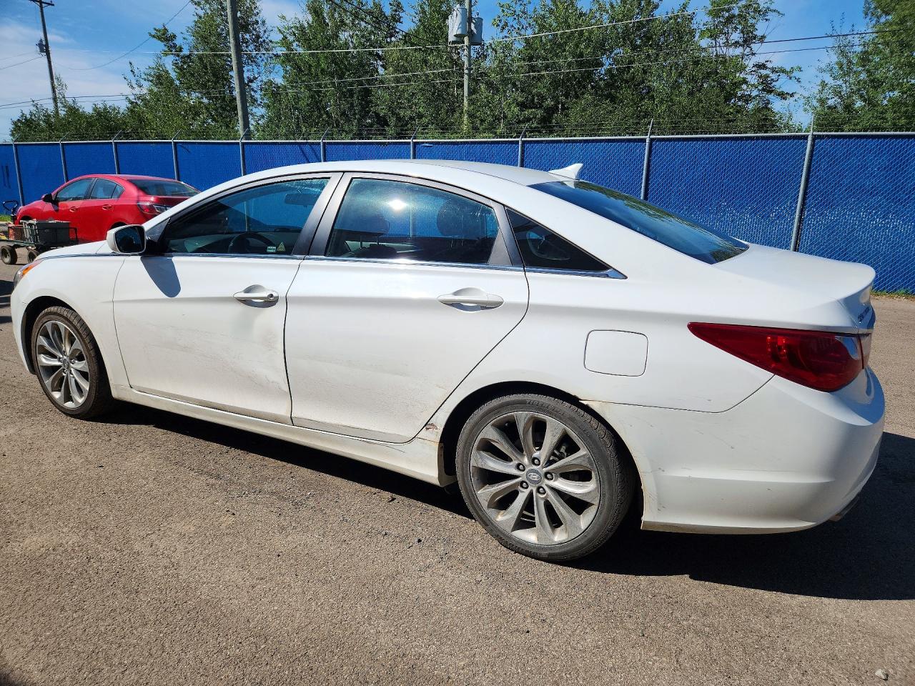2013 Hyundai Sonata Se White vin: 5NPEC4AC5DH647029