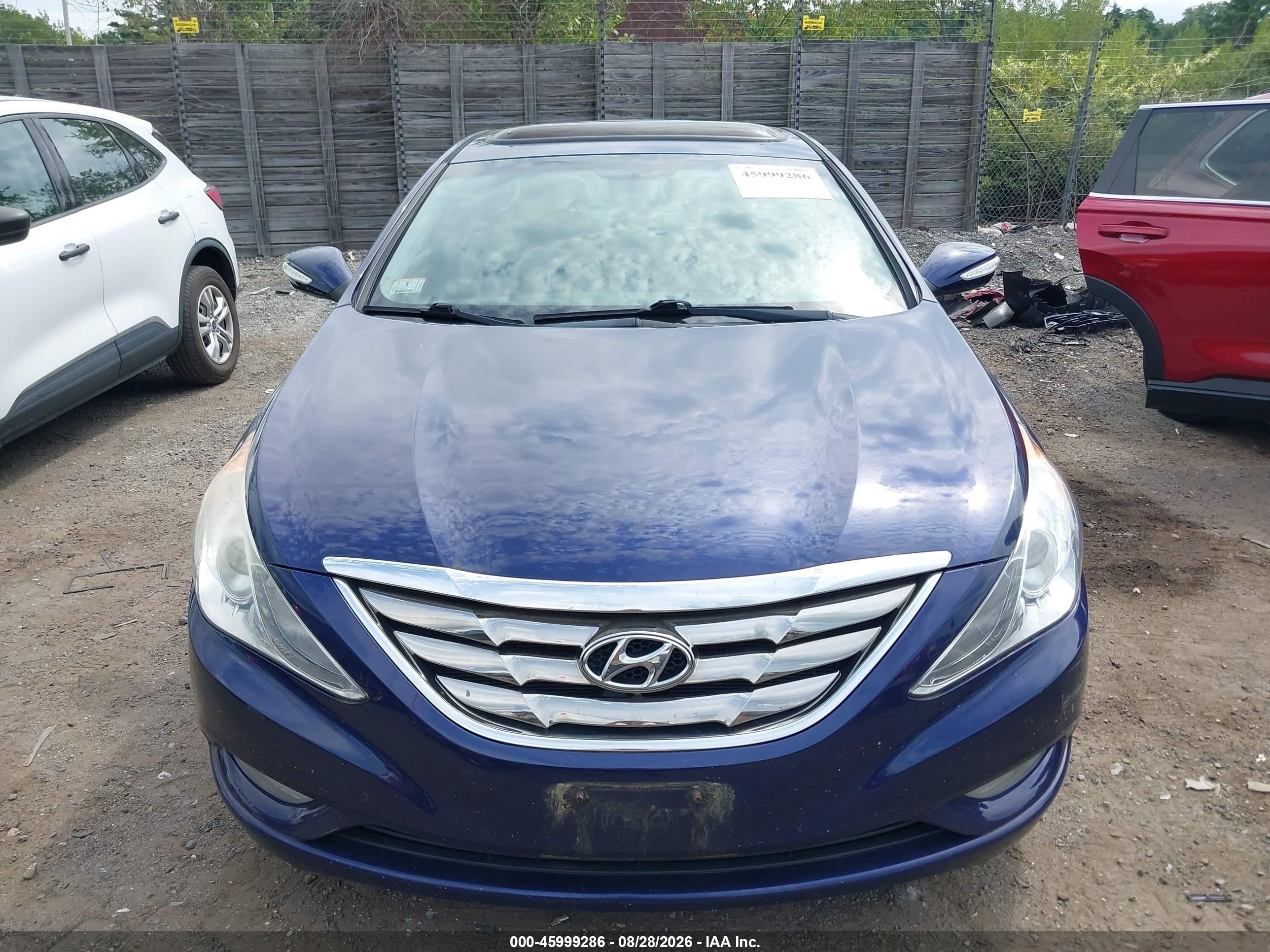 2013 Hyundai Sonata Limited Blue vin: 5NPEC4AC5DH653719