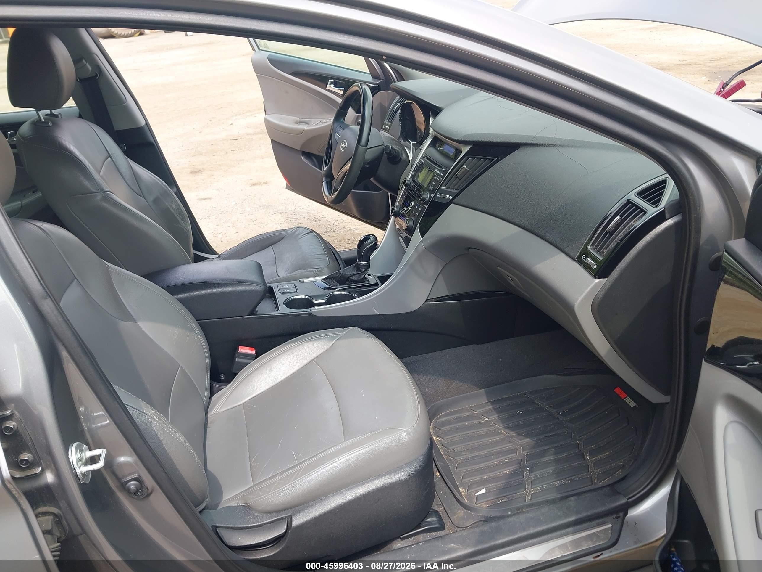 2013 Hyundai Sonata Limited Gray vin: 5NPEC4AC5DH666230