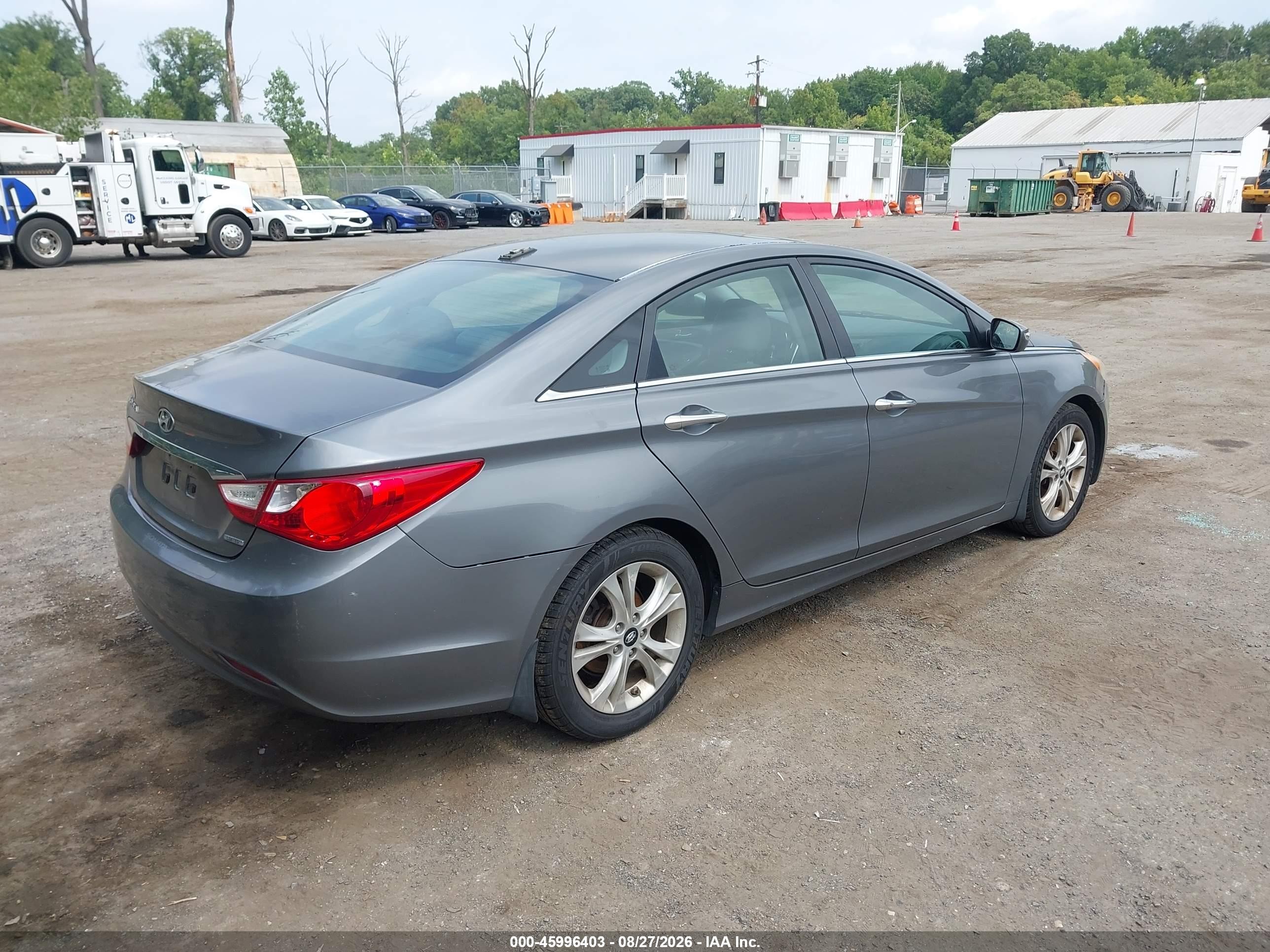 2013 Hyundai Sonata Limited Gray vin: 5NPEC4AC5DH666230