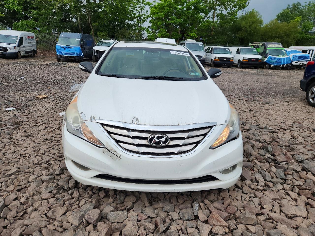 2013 Hyundai Sonata Limited White vin: 5NPEC4AC5DH684324
