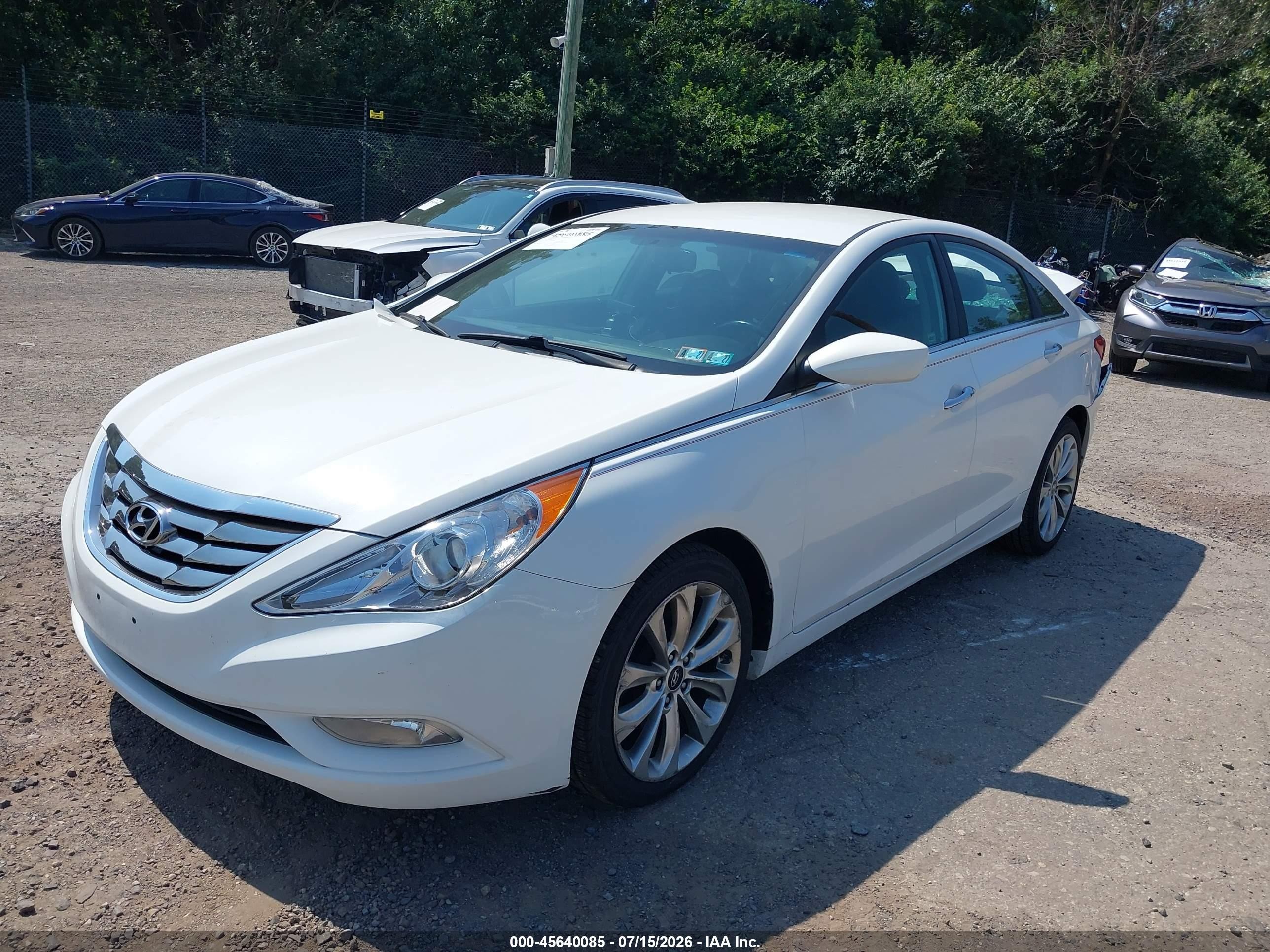 2013 Hyundai Sonata Se Белый vin: 5NPEC4AC5DH686140