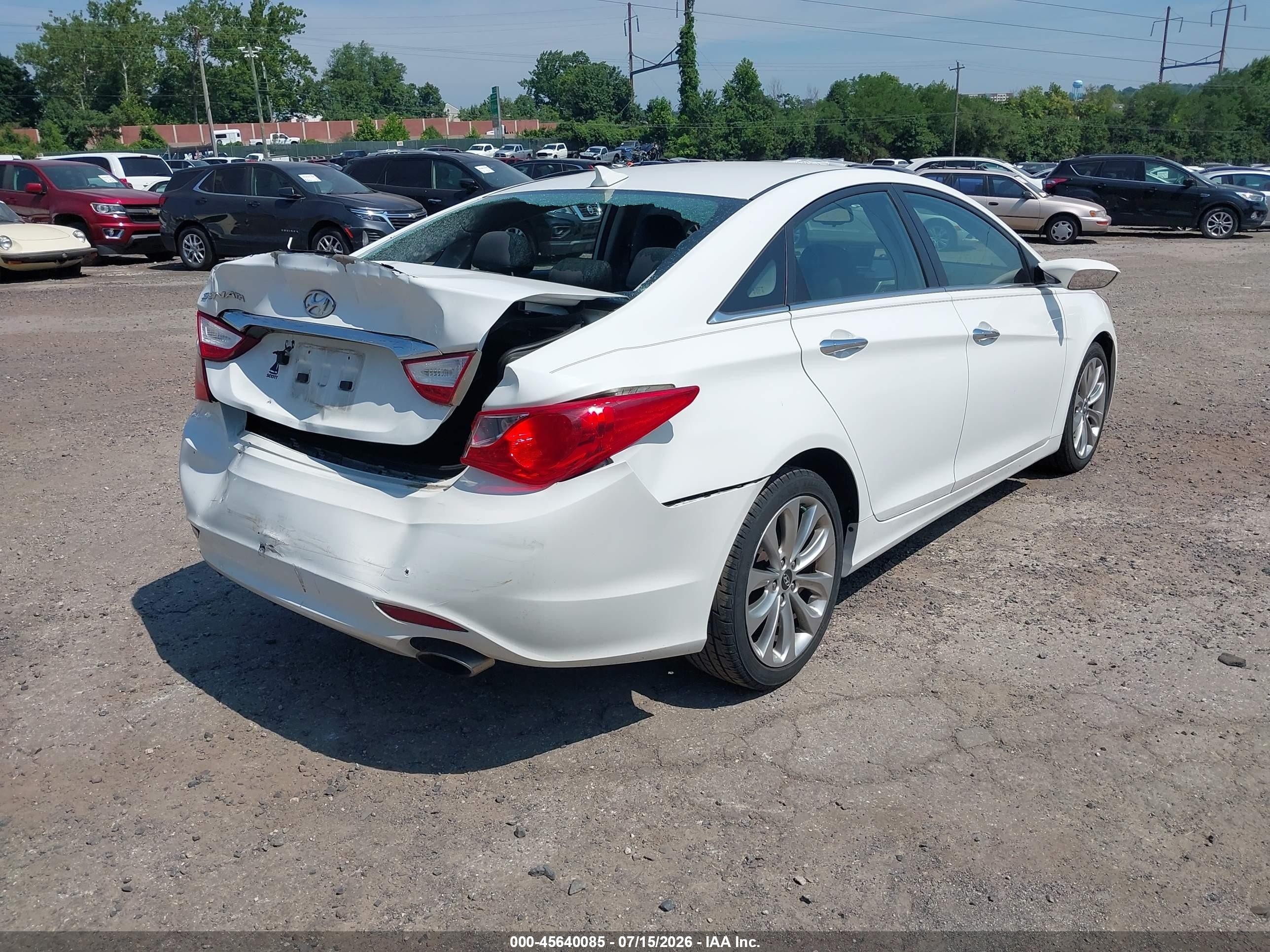 2013 Hyundai Sonata Se Белый vin: 5NPEC4AC5DH686140