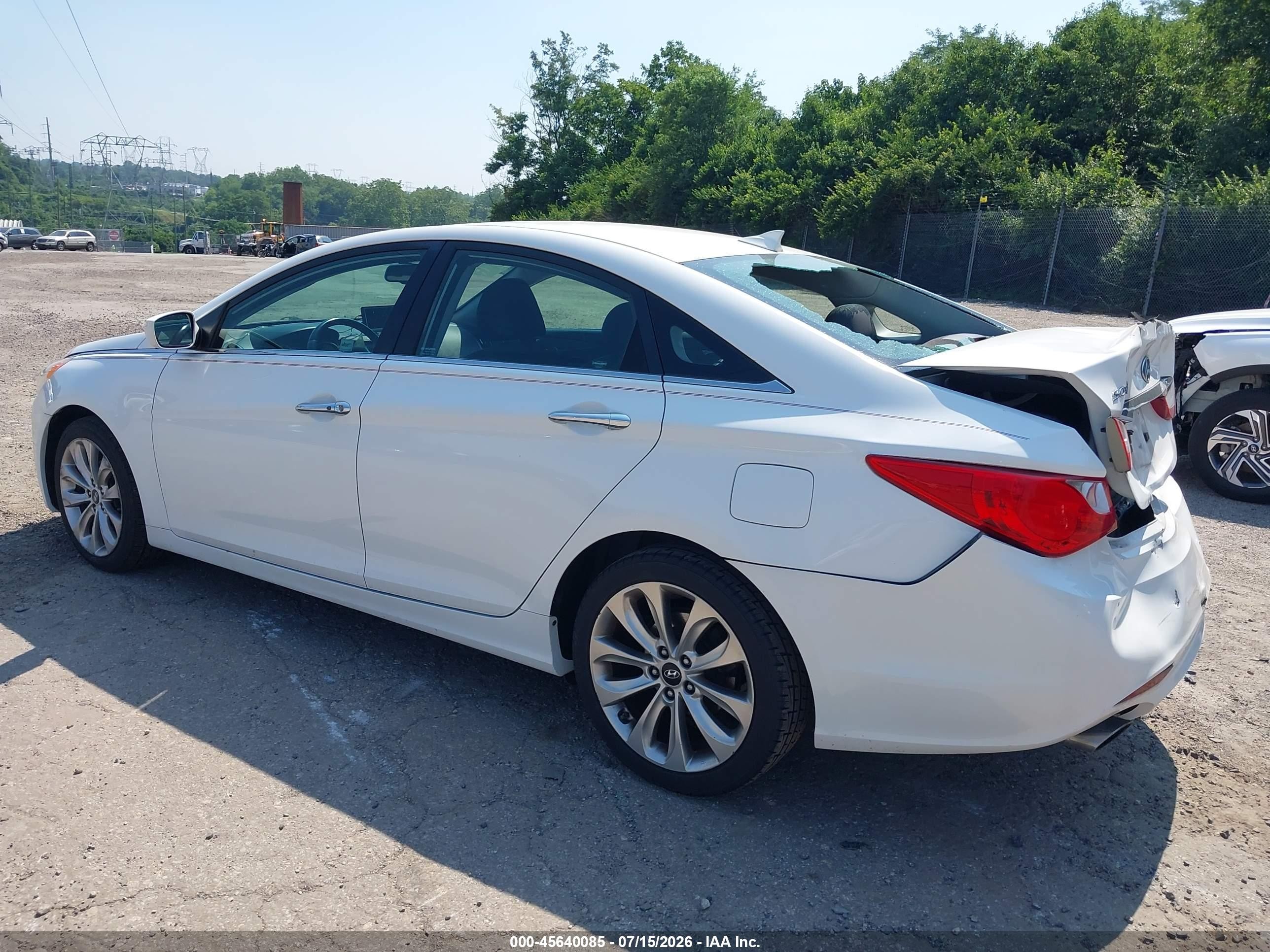 2013 Hyundai Sonata Se Белый vin: 5NPEC4AC5DH686140