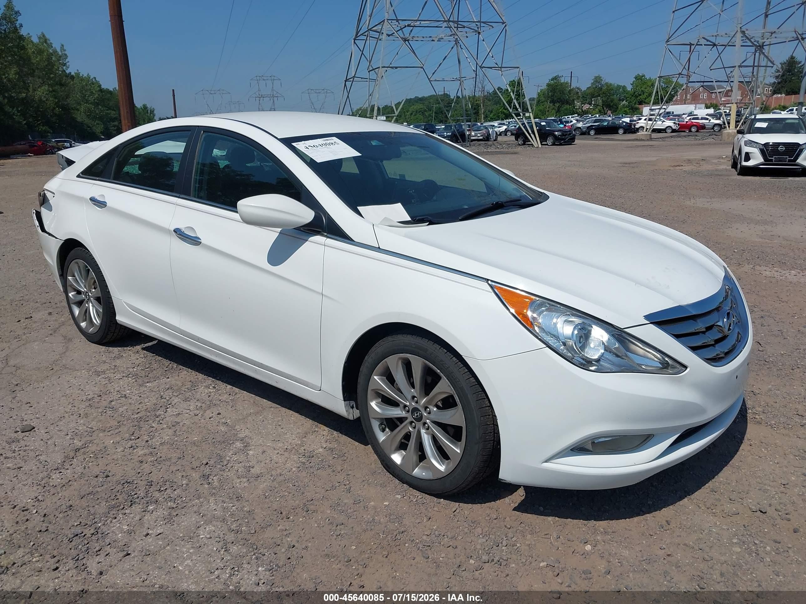 2013 Hyundai Sonata Se Белый vin: 5NPEC4AC5DH686140