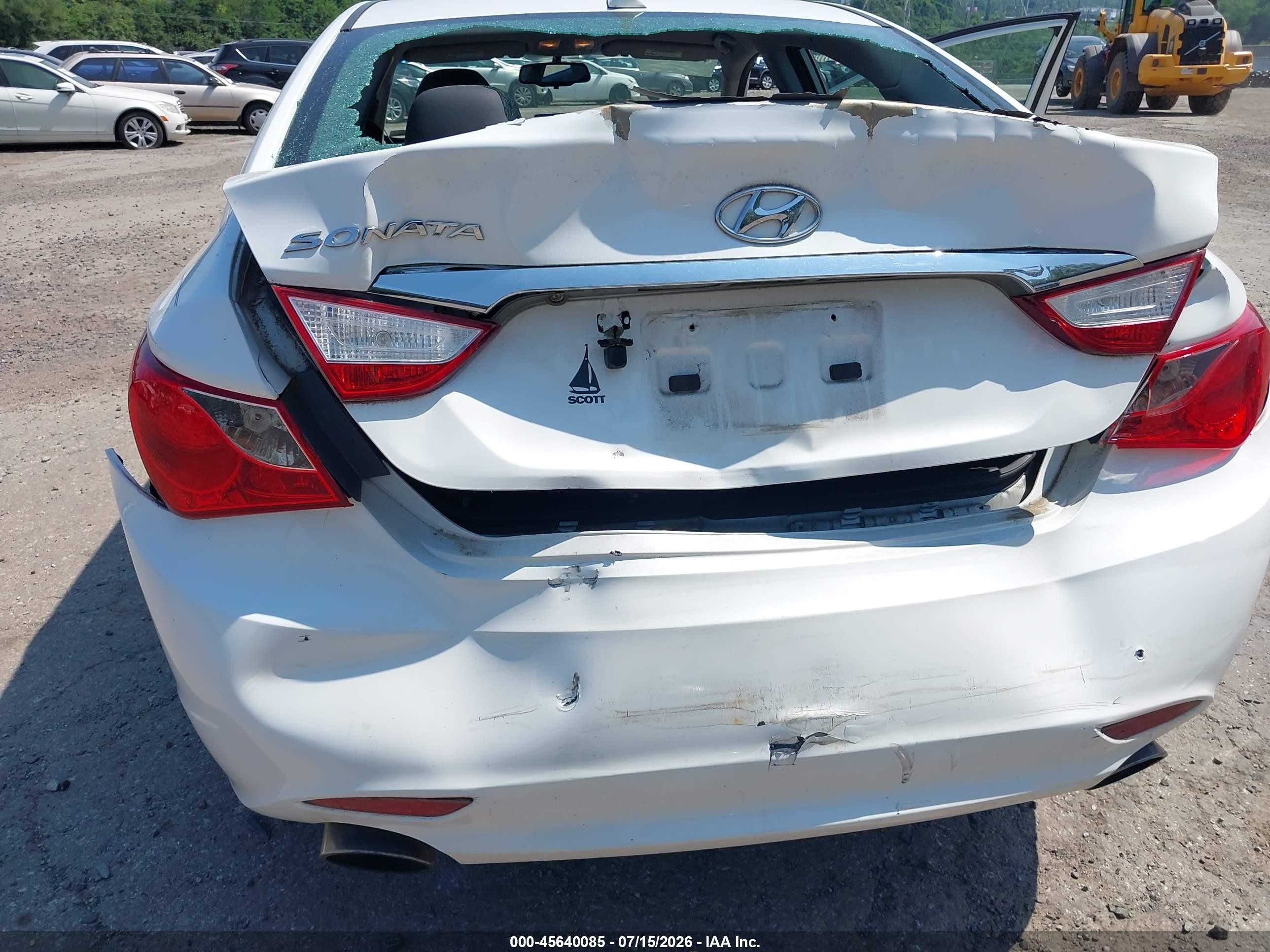 2013 Hyundai Sonata Se Белый vin: 5NPEC4AC5DH686140