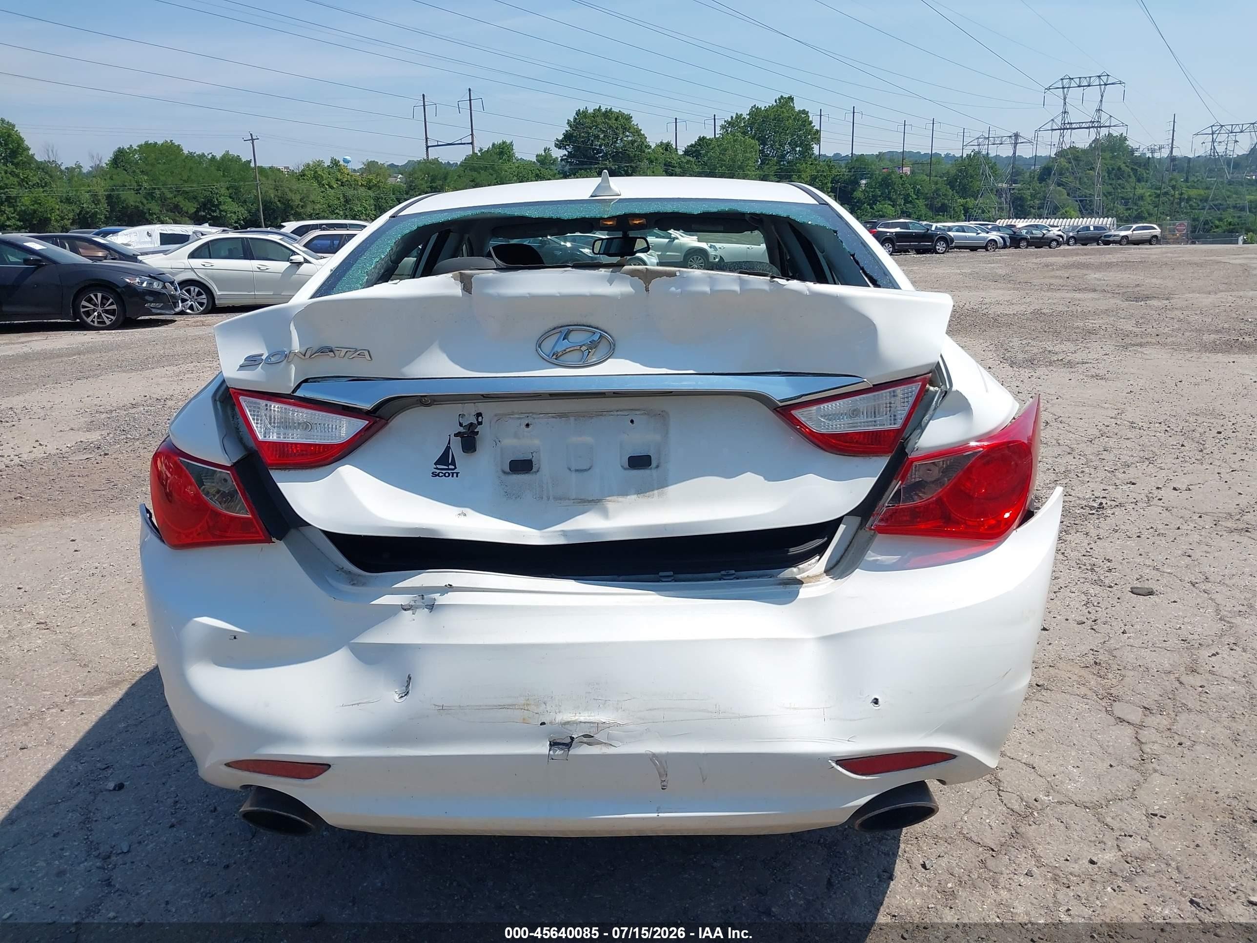 2013 Hyundai Sonata Se Белый vin: 5NPEC4AC5DH686140