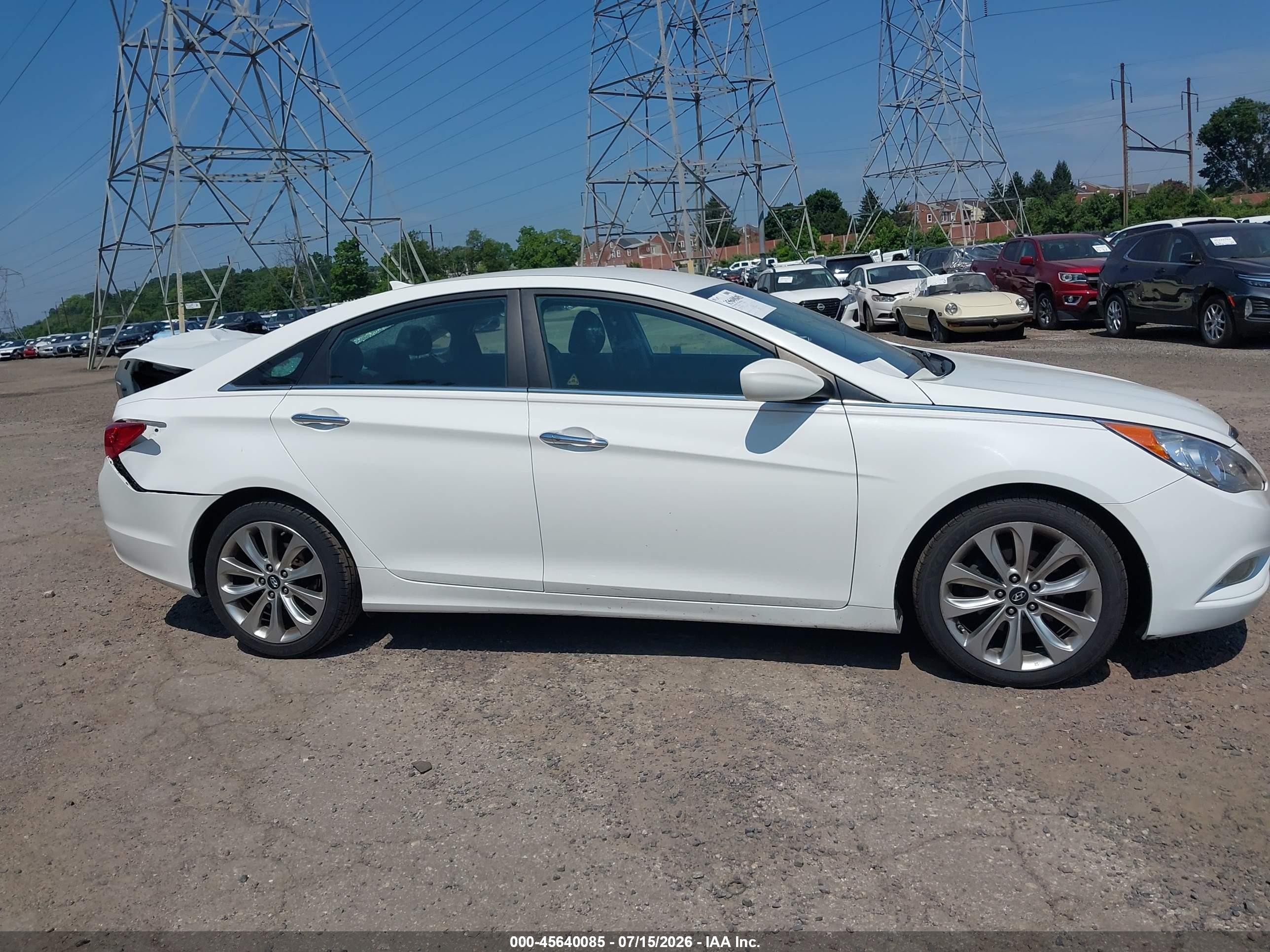 2013 Hyundai Sonata Se Белый vin: 5NPEC4AC5DH686140