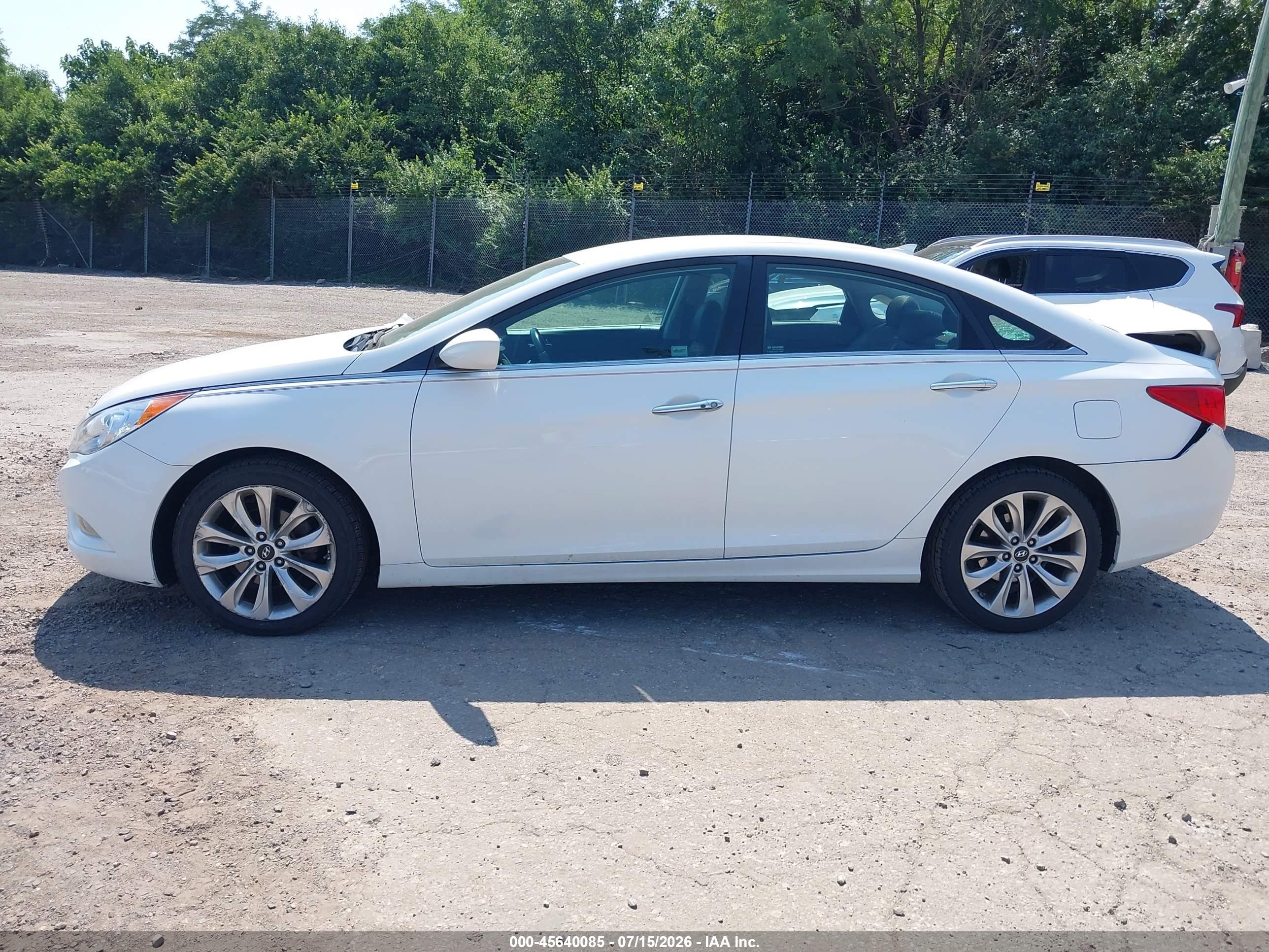 2013 Hyundai Sonata Se Белый vin: 5NPEC4AC5DH686140