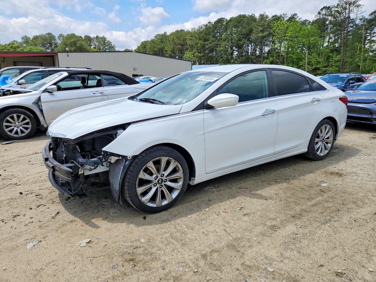 2013 Hyundai Sonata Se Белый vin: 5NPEC4AC5DH702823