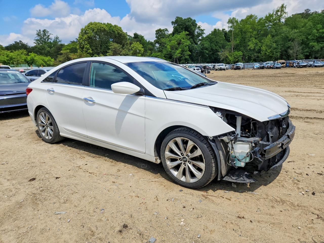 2013 Hyundai Sonata Se Белый vin: 5NPEC4AC5DH702823