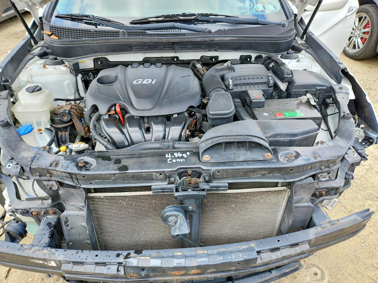 2013 Hyundai Sonata Se Белый vin: 5NPEC4AC5DH702823