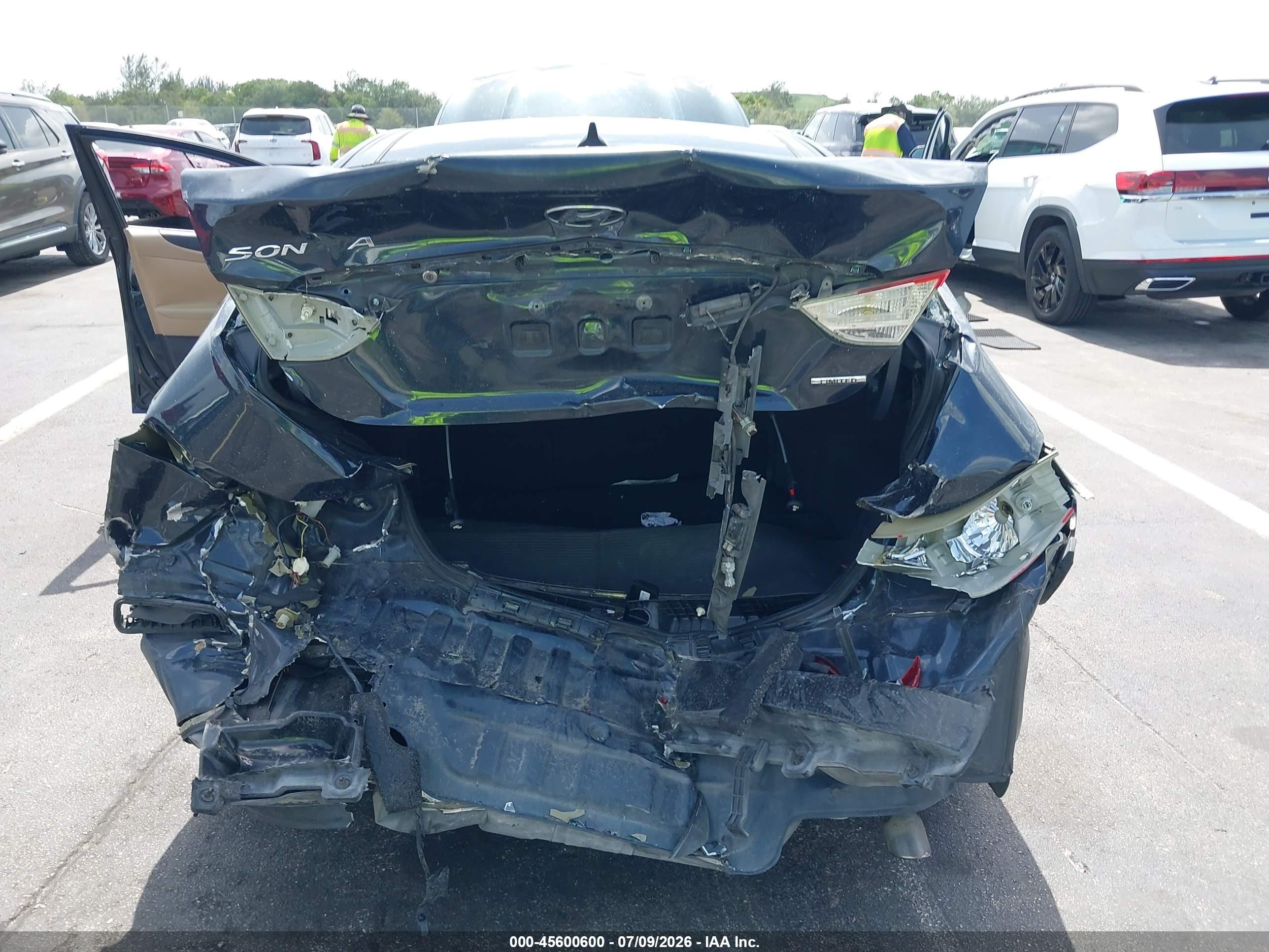 2013 Hyundai Sonata Limited Синий vin: 5NPEC4AC5DH709478