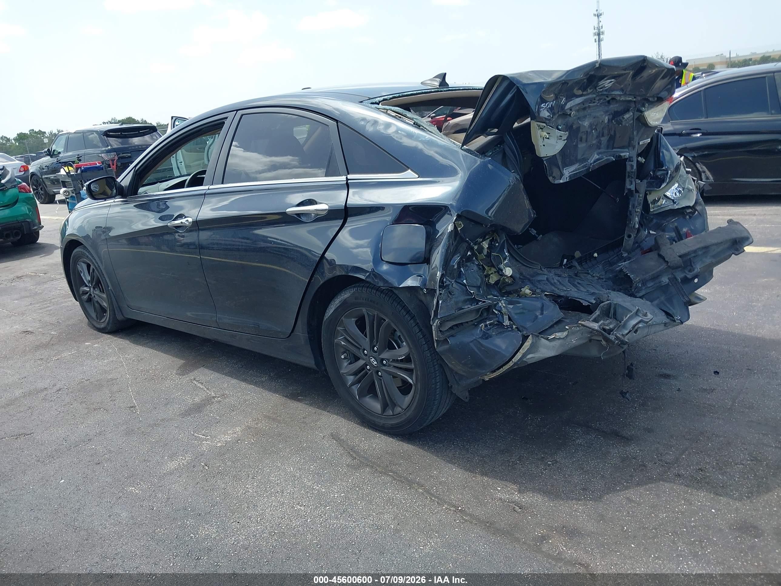 2013 Hyundai Sonata Limited Синий vin: 5NPEC4AC5DH709478
