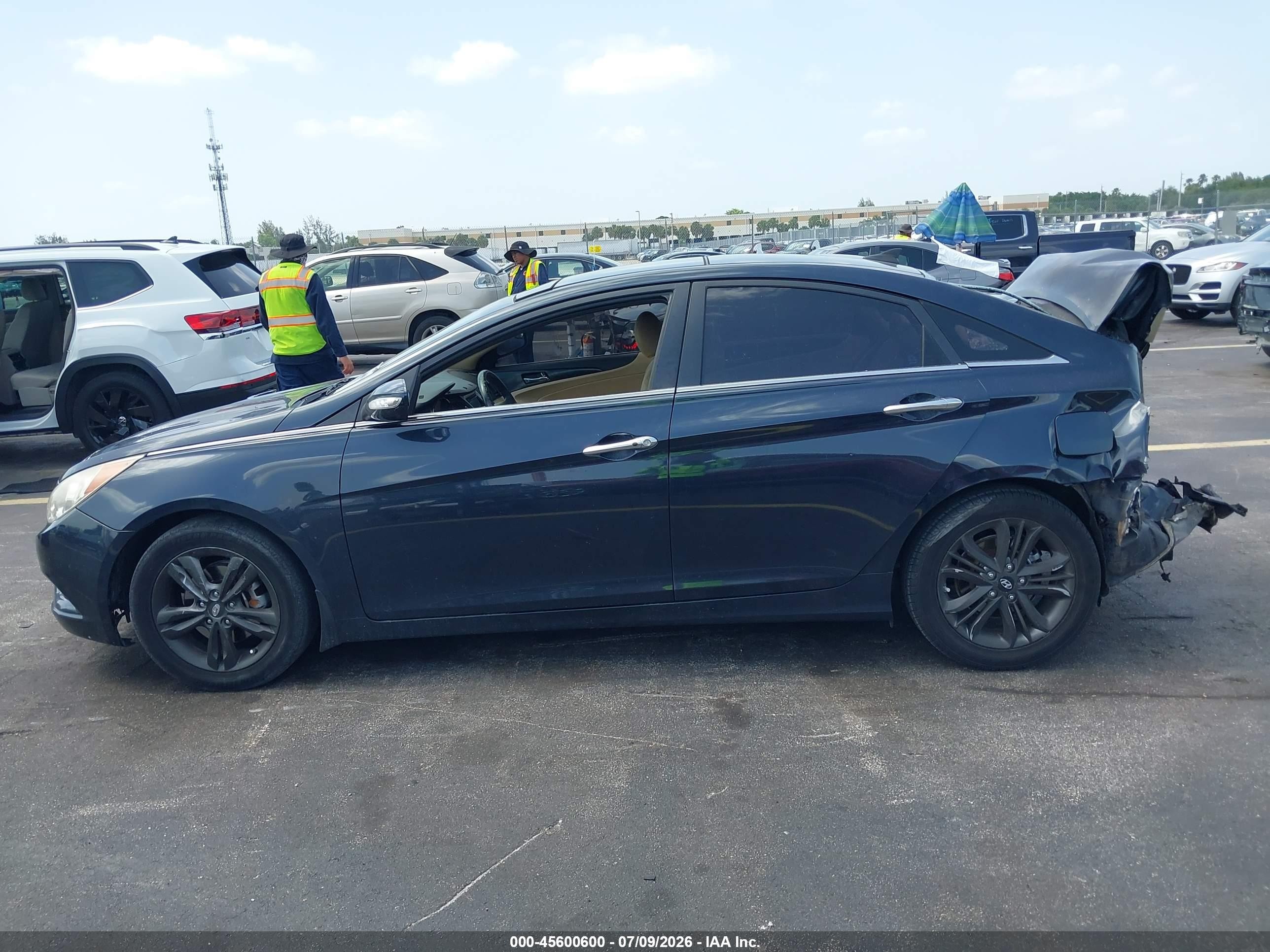 2013 Hyundai Sonata Limited Синий vin: 5NPEC4AC5DH709478