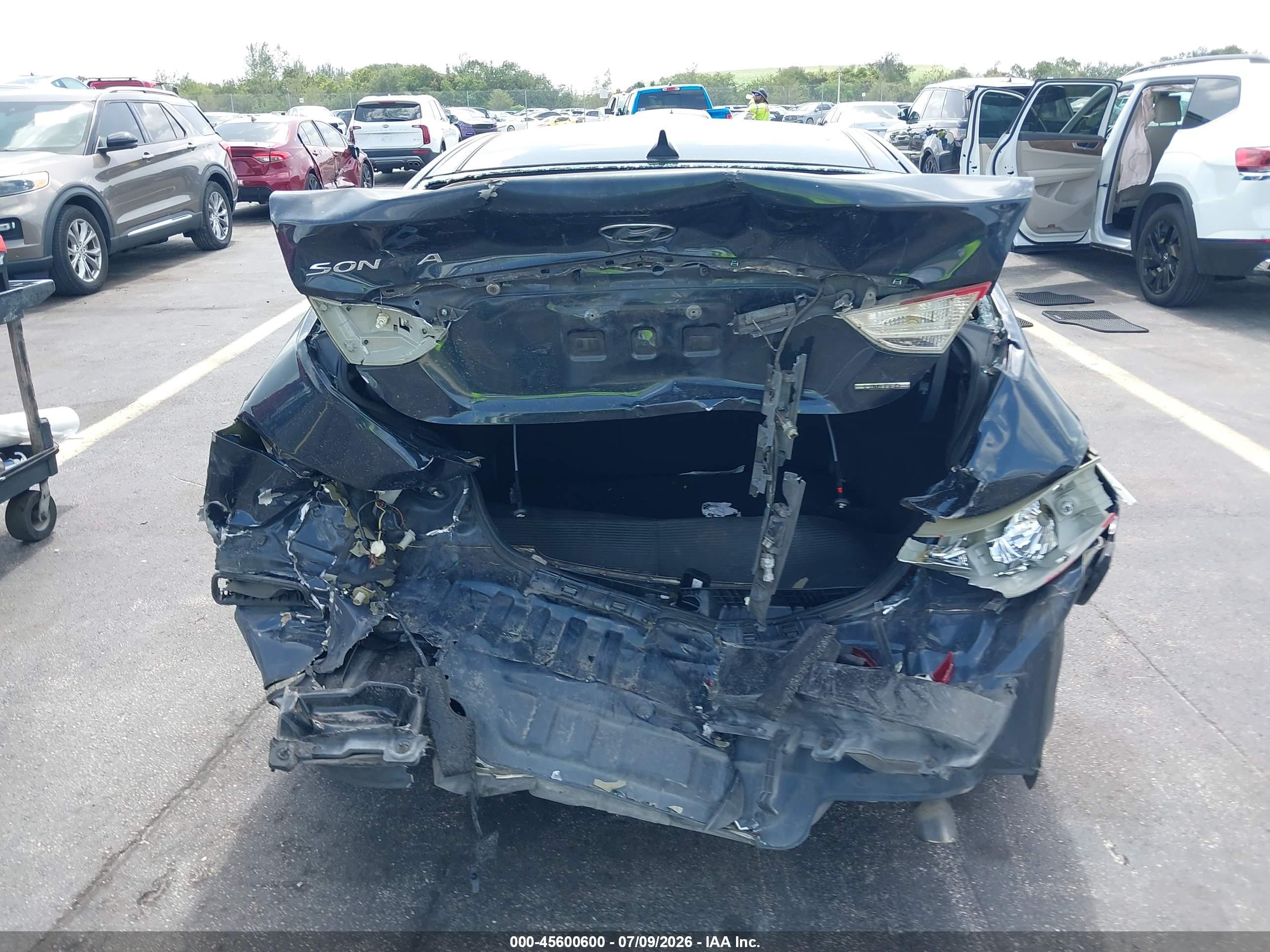 2013 Hyundai Sonata Limited Синий vin: 5NPEC4AC5DH709478