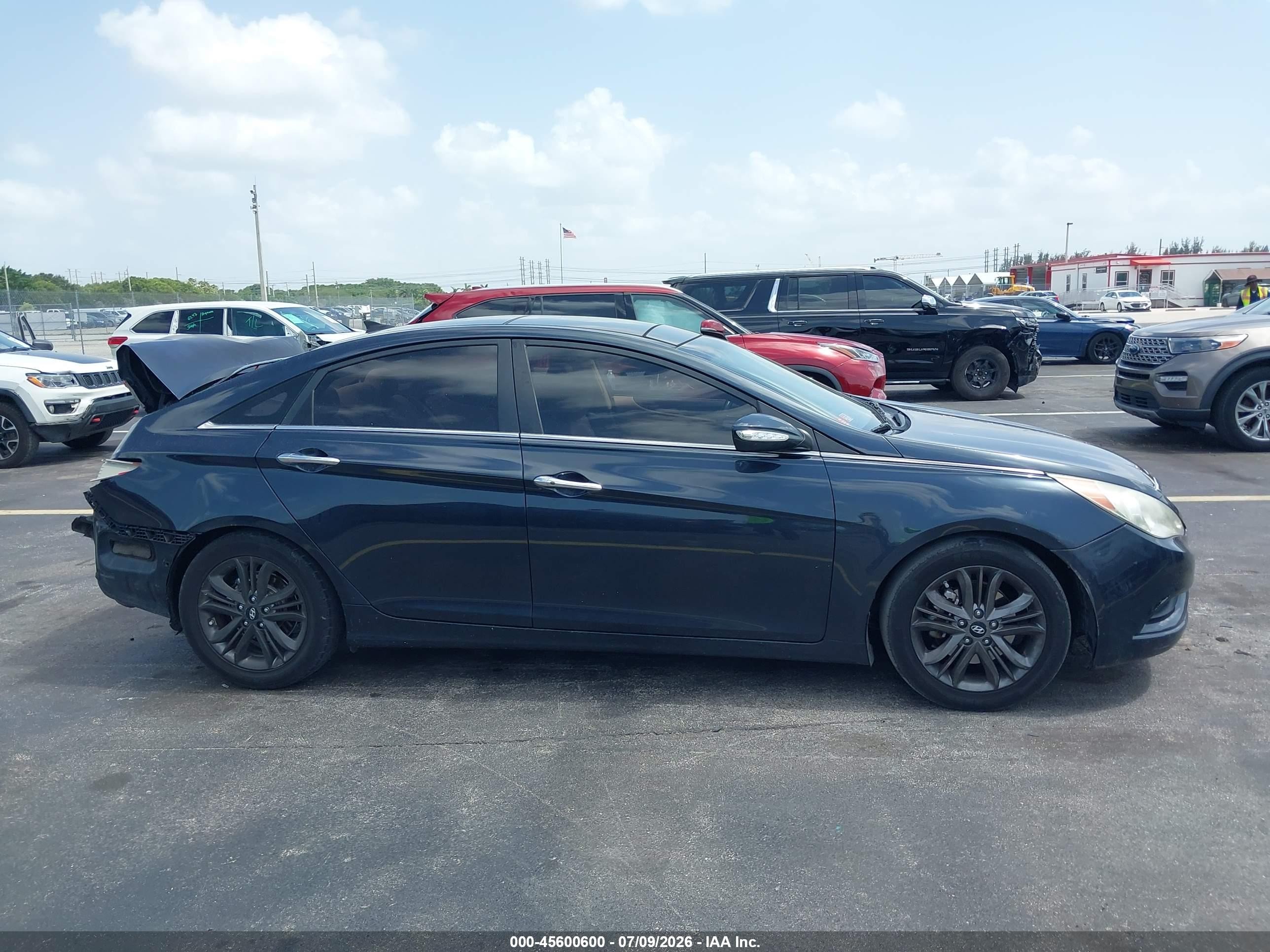 2013 Hyundai Sonata Limited Синий vin: 5NPEC4AC5DH709478