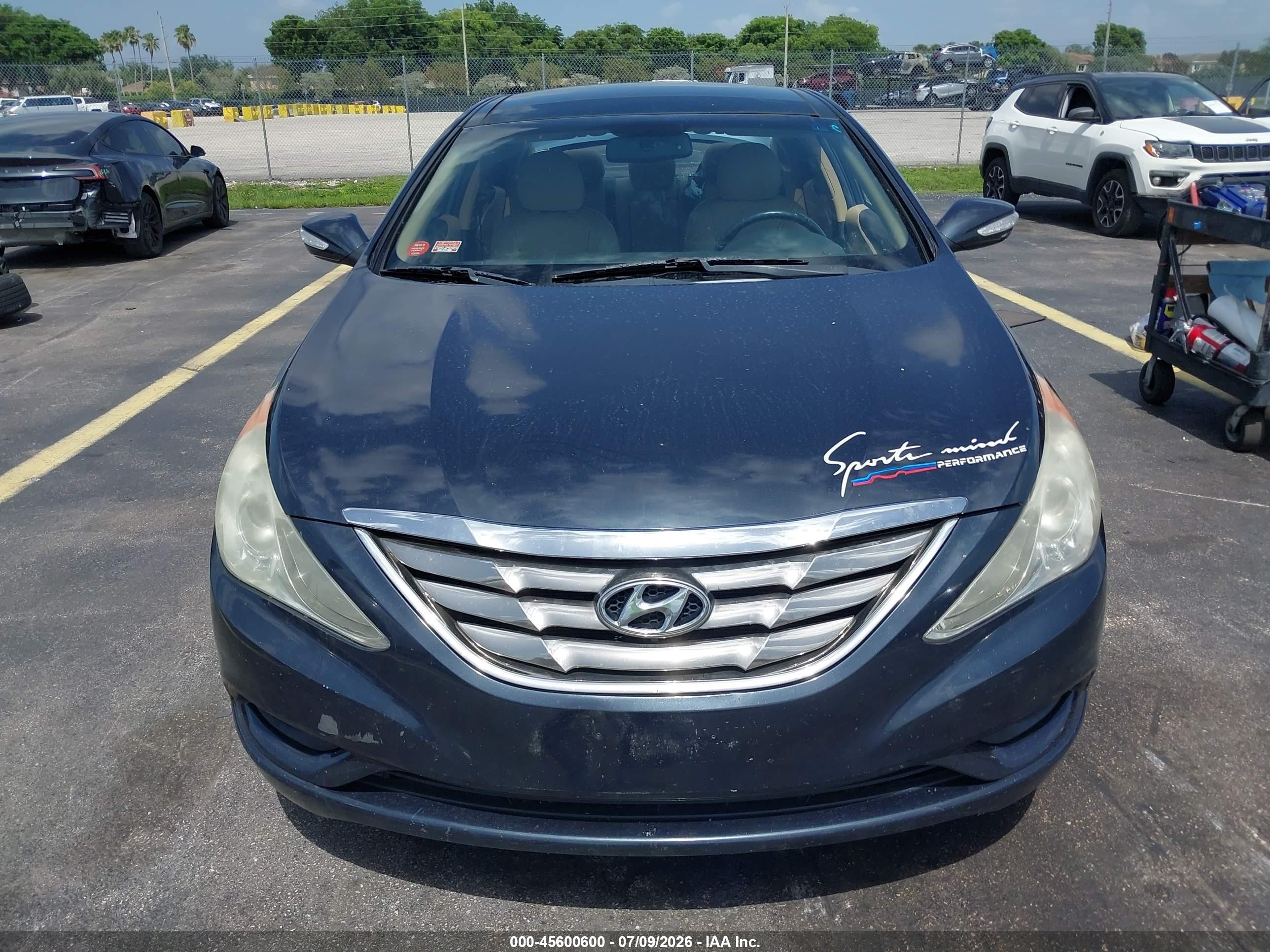 2013 Hyundai Sonata Limited Синий vin: 5NPEC4AC5DH709478