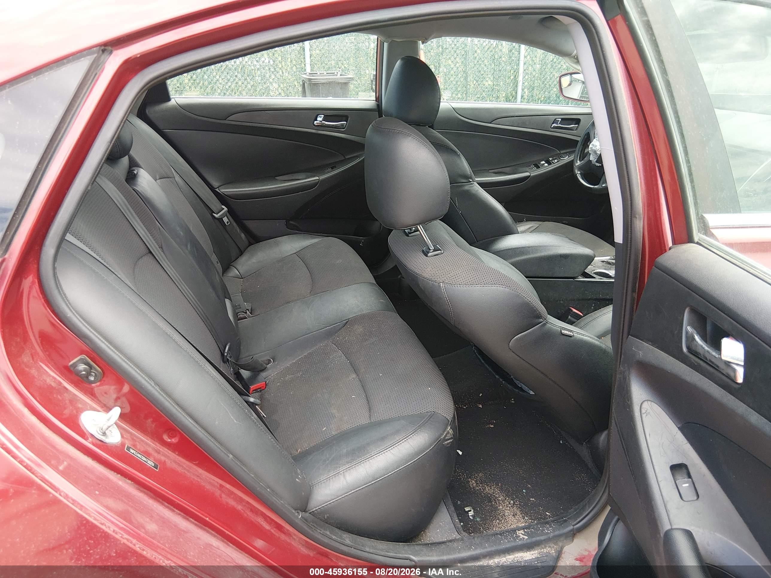 2013 Hyundai Sonata Se Red vin: 5NPEC4AC5DH730251