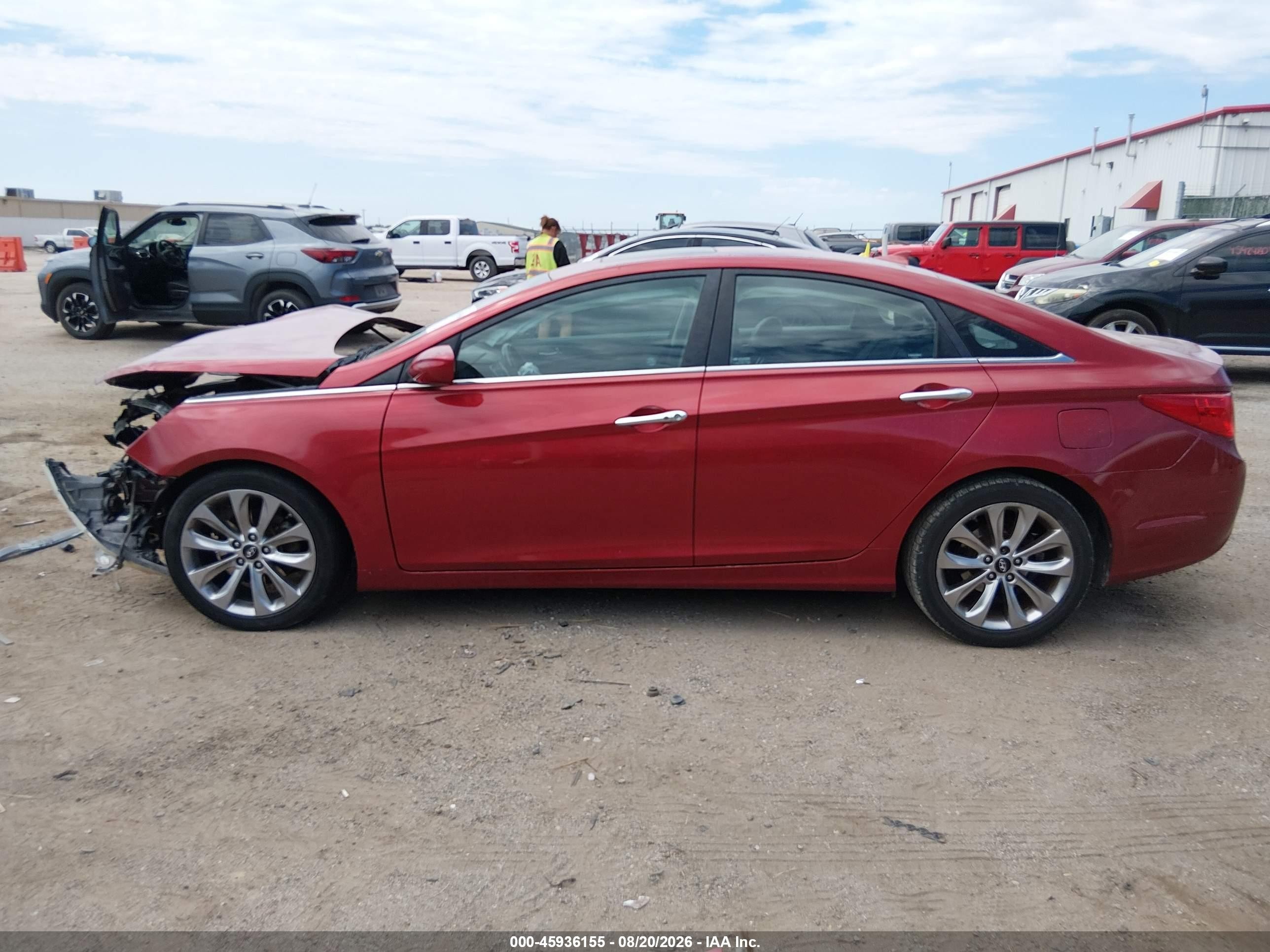 2013 Hyundai Sonata Se Red vin: 5NPEC4AC5DH730251