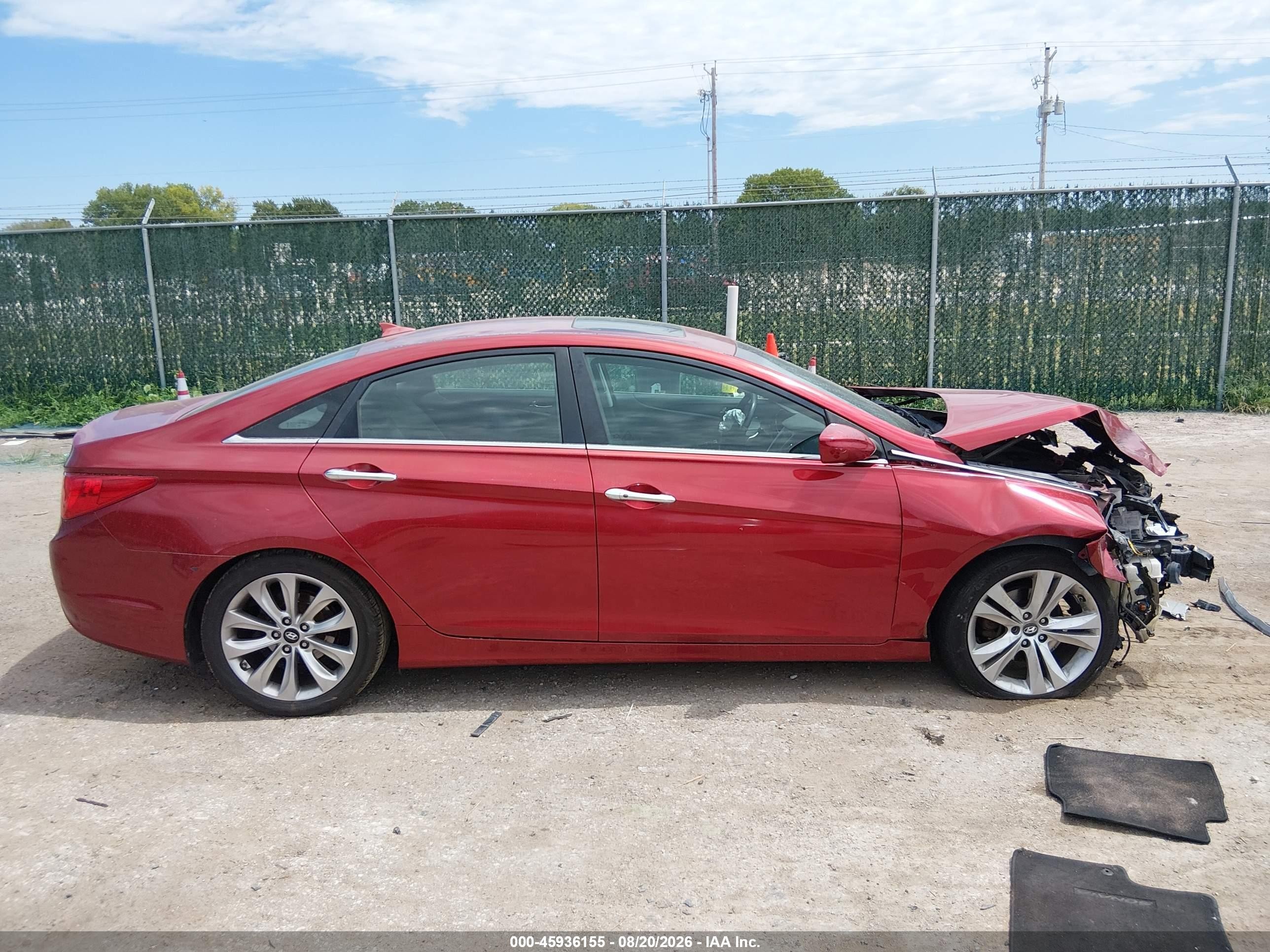 2013 Hyundai Sonata Se Red vin: 5NPEC4AC5DH730251