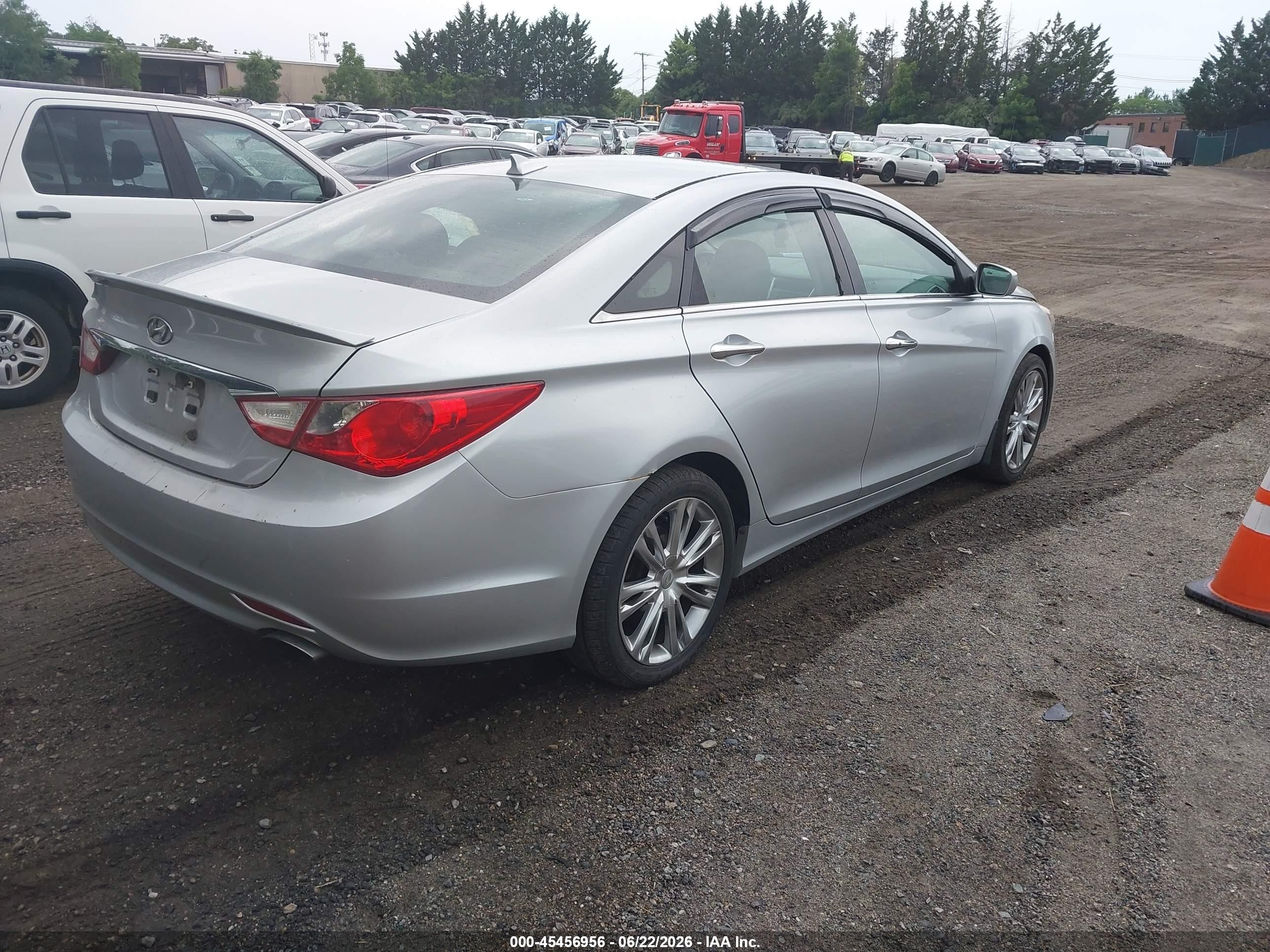 2013 Hyundai Sonata Se Silver vin: 5NPEC4AC5DH744974