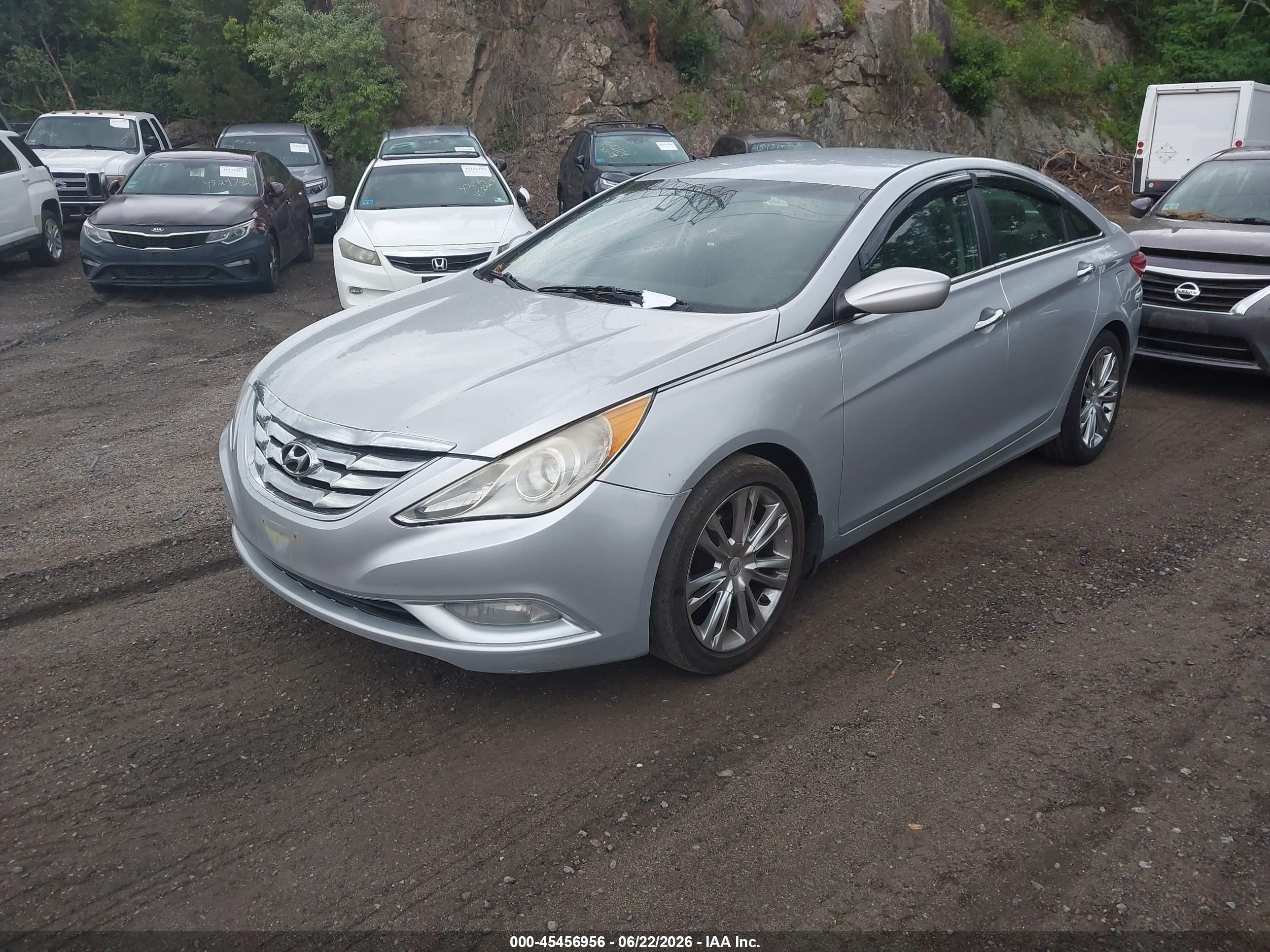2013 Hyundai Sonata Se Silver vin: 5NPEC4AC5DH744974