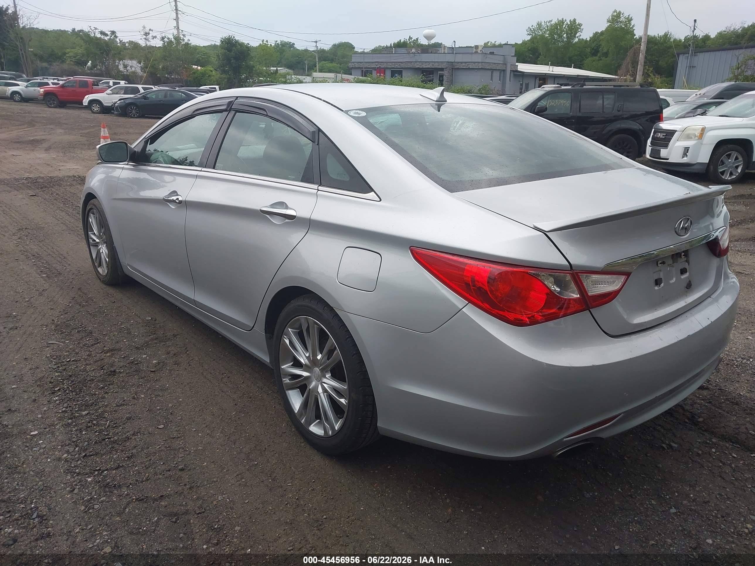 2013 Hyundai Sonata Se Silver vin: 5NPEC4AC5DH744974