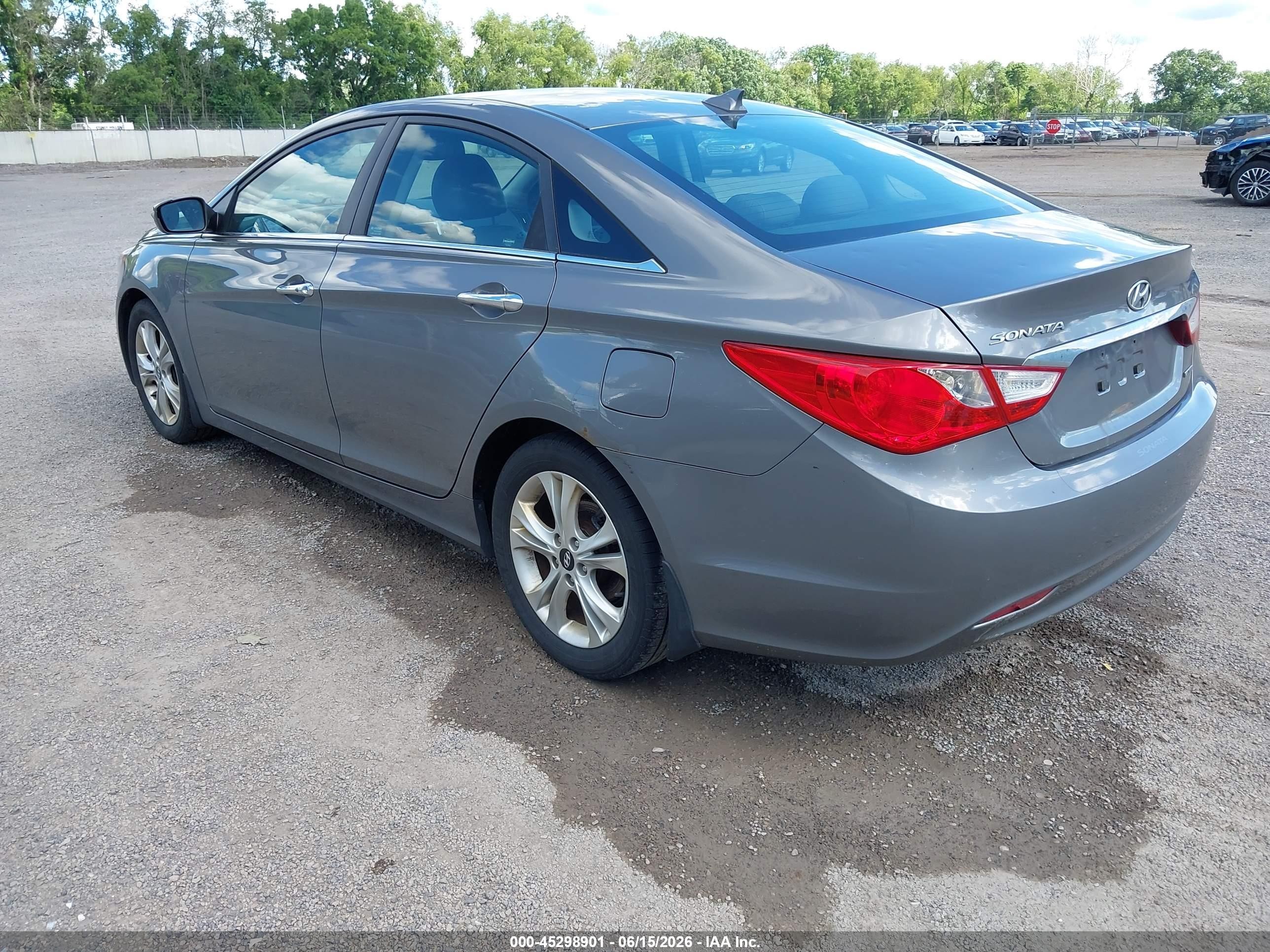 2013 Hyundai Sonata Limited Gray vin: 5NPEC4AC5DH786142