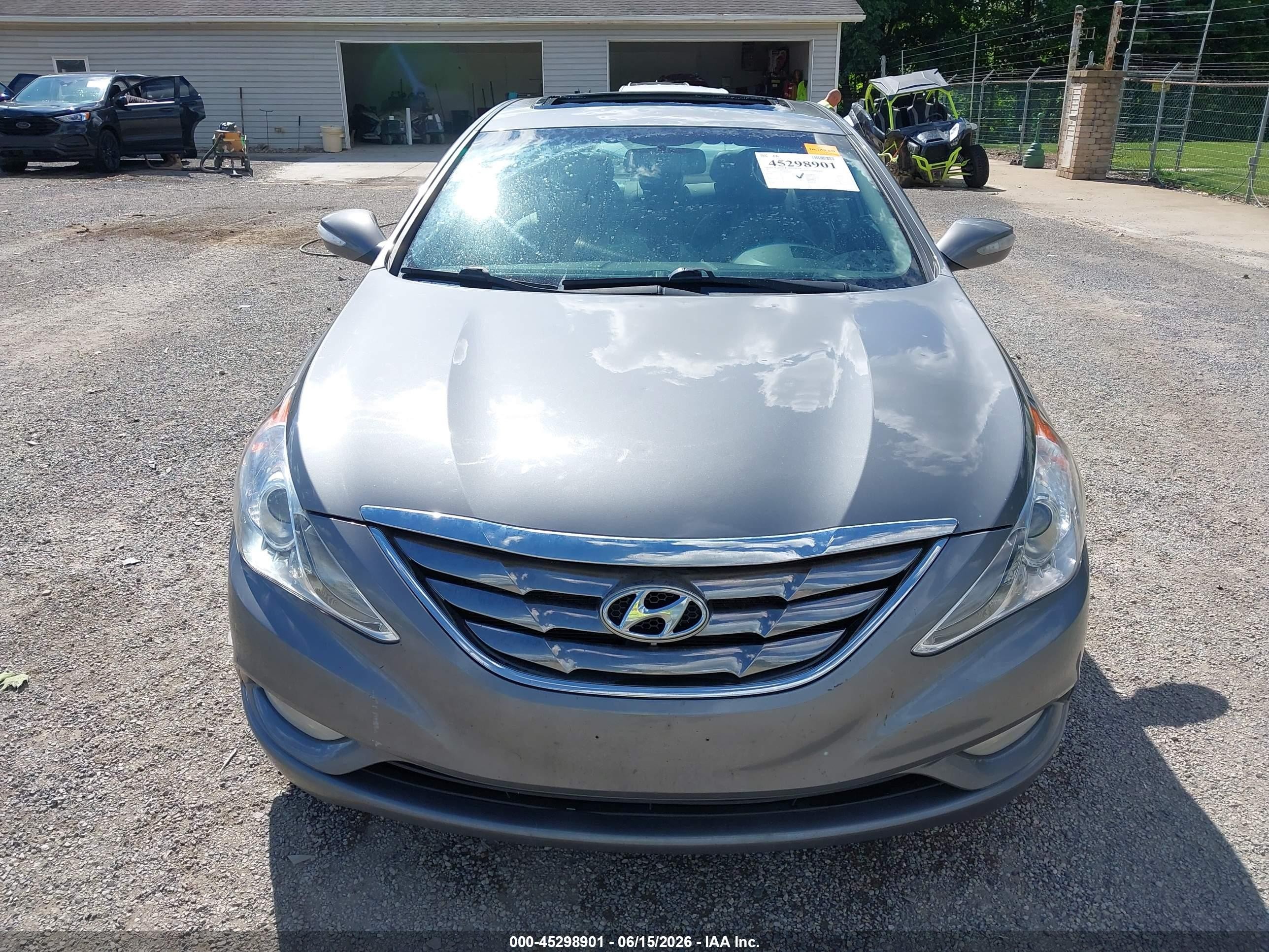 2013 Hyundai Sonata Limited Gray vin: 5NPEC4AC5DH786142